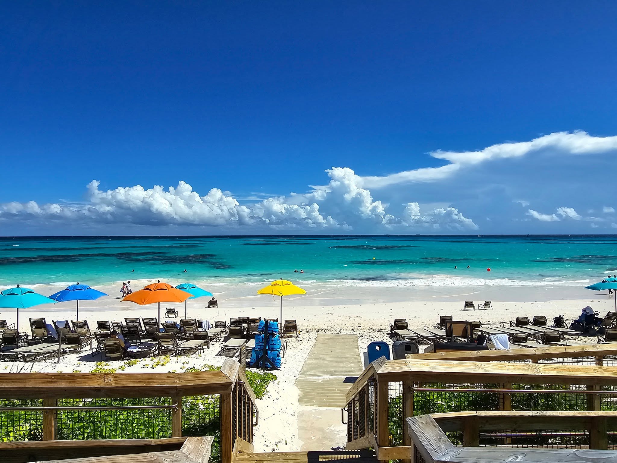 The beach at Lookout Cay