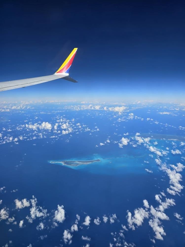 One last island from the plane