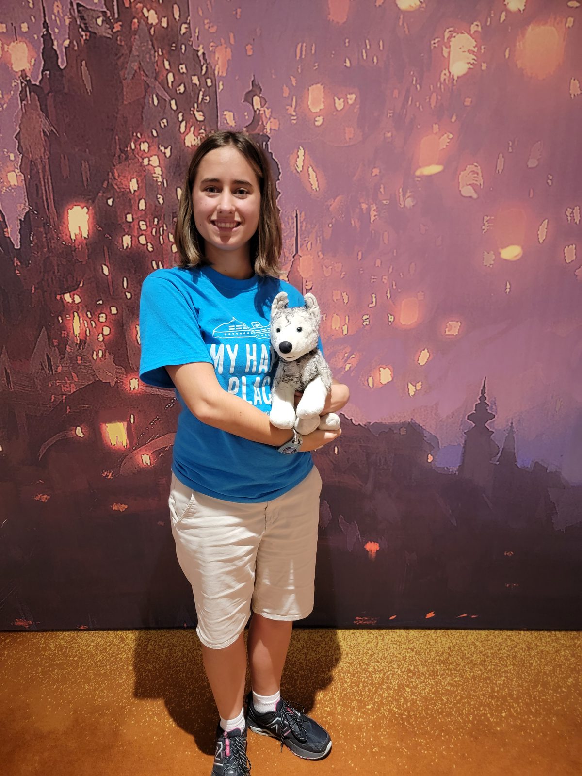 Lisa and Bob at the Tangled photo op
