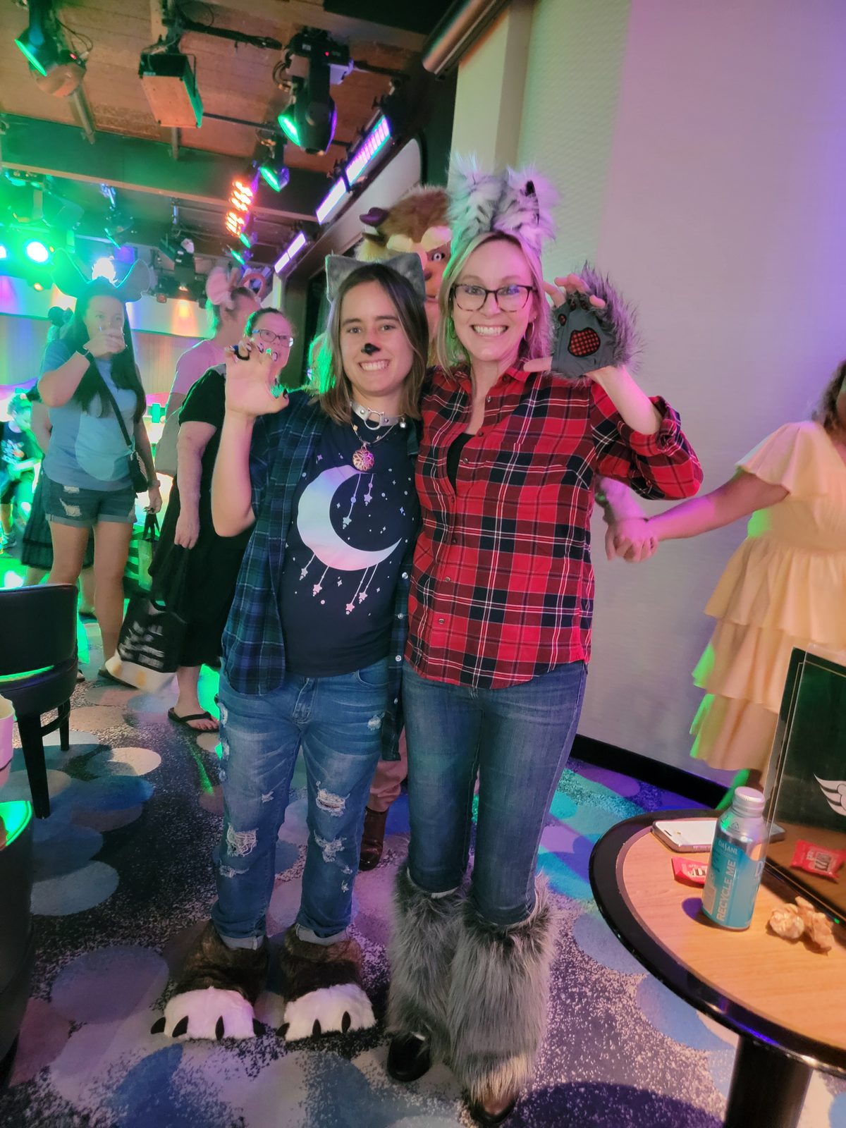 Lisa at the Halloween costume party