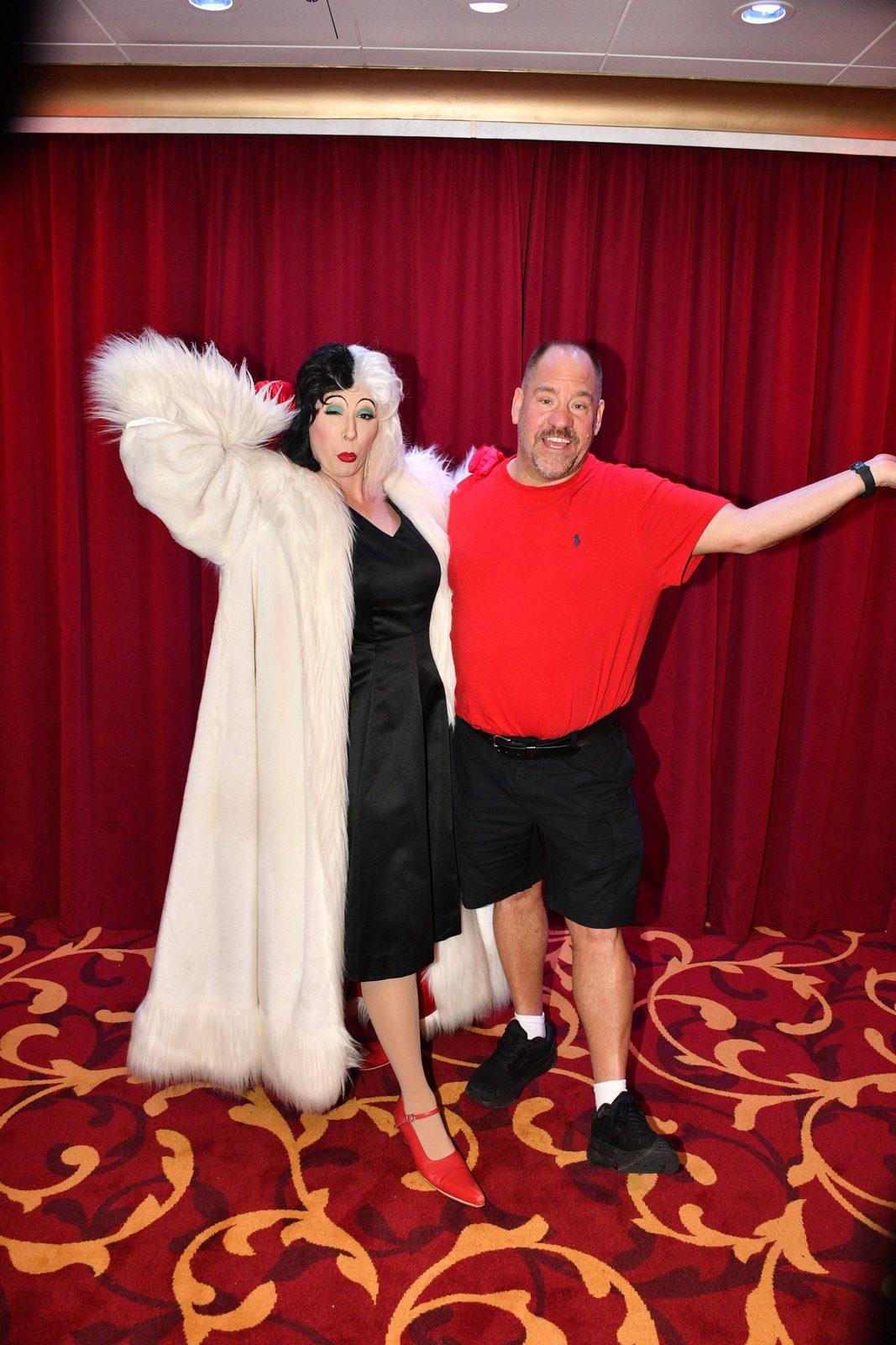 Meeting Cruella de Vil onboard