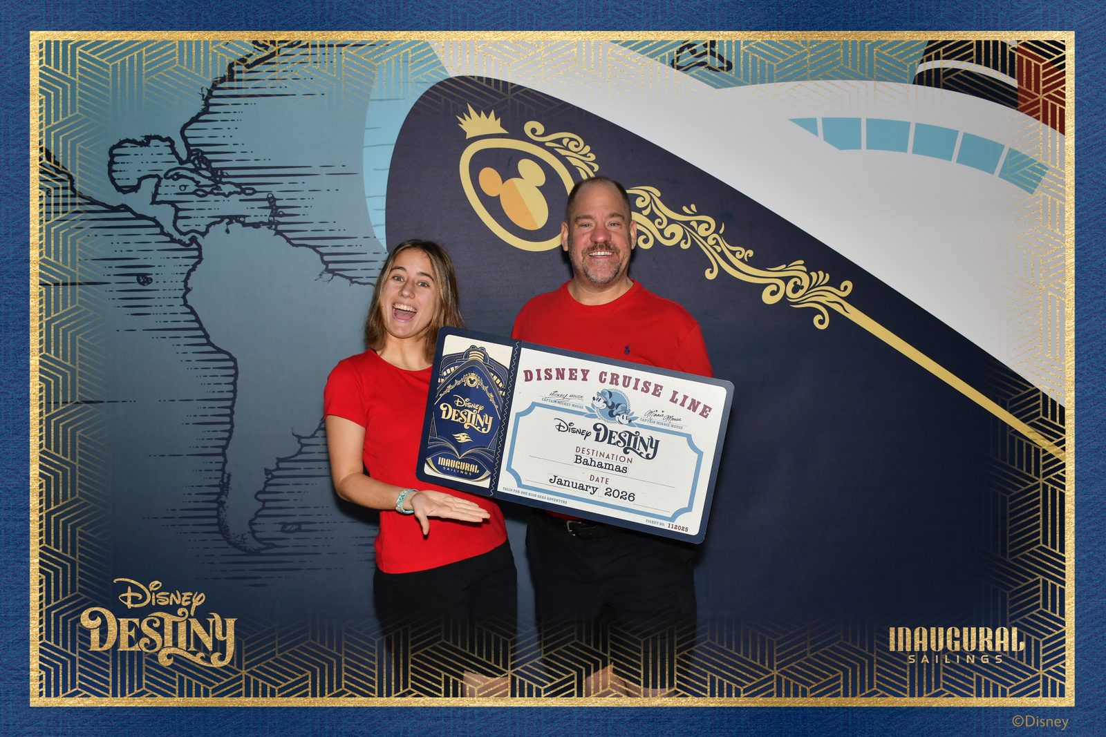Michael and Lisa with their Inaugural certificate
