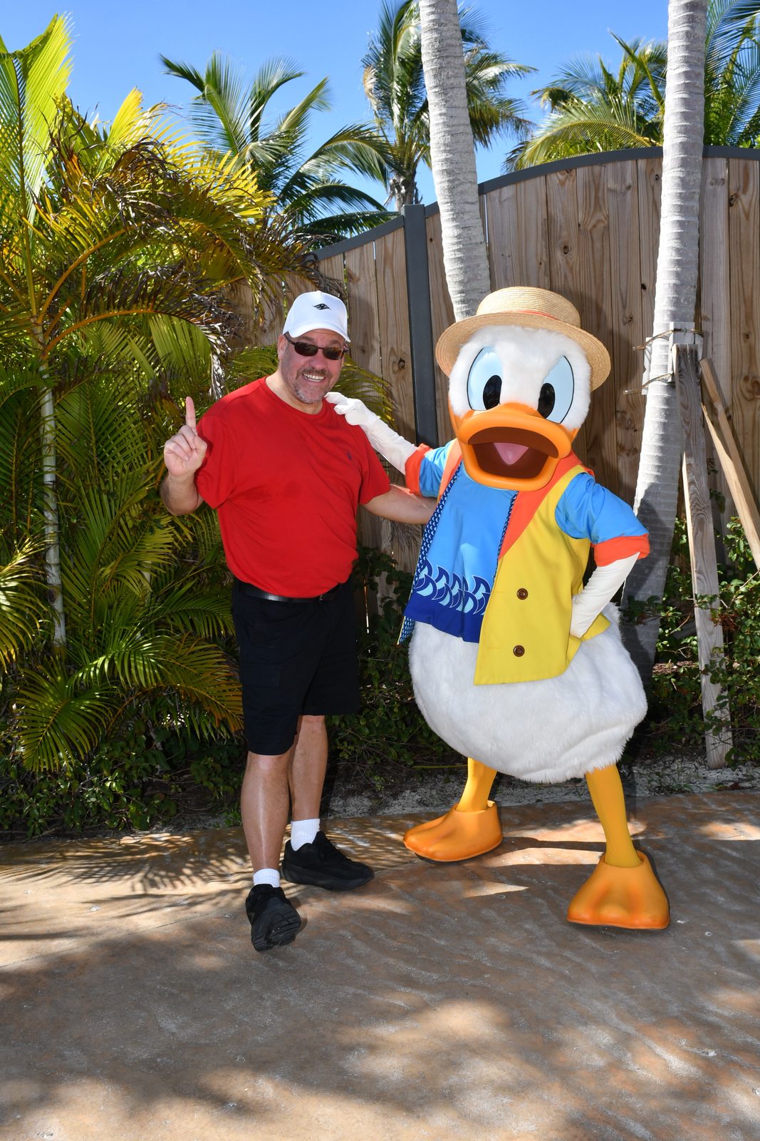 Michael meets Donald Duck