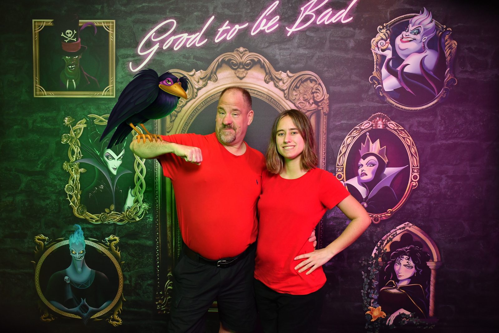 Lisa and Michael at the villains wall on the Destiny