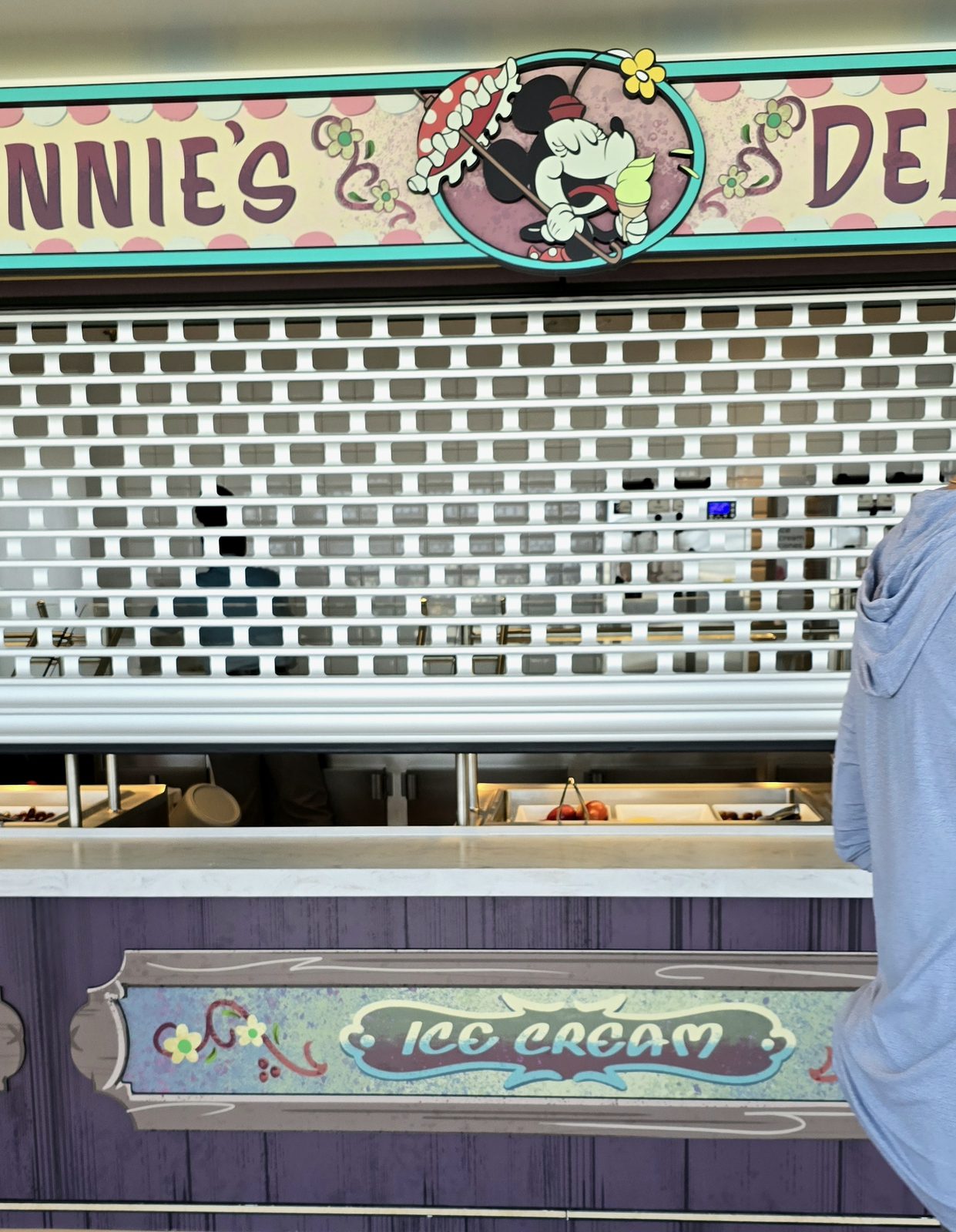 Minnie's Deli, the ice cream counter