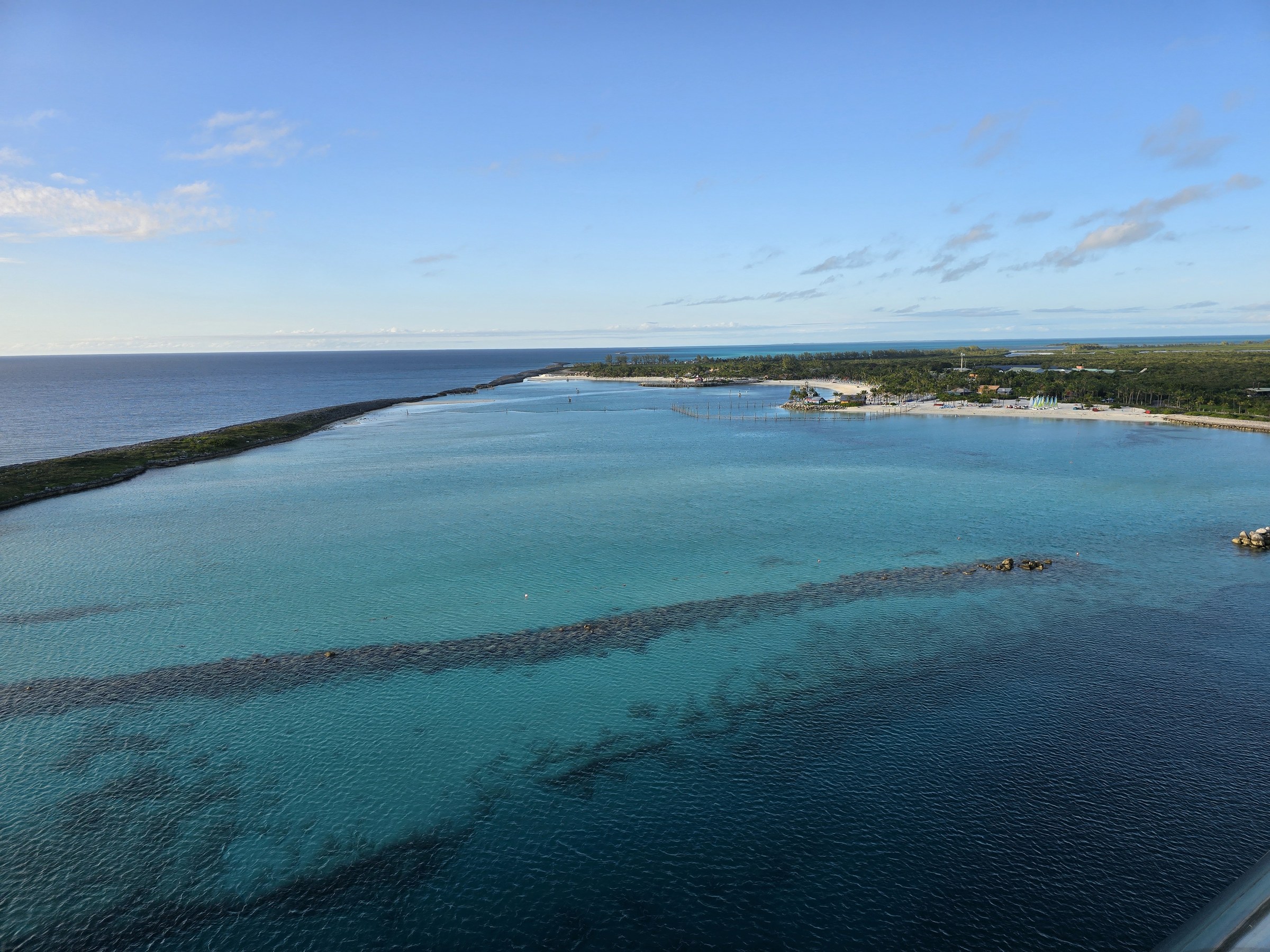 Castaway Cay falling behind as we sailed