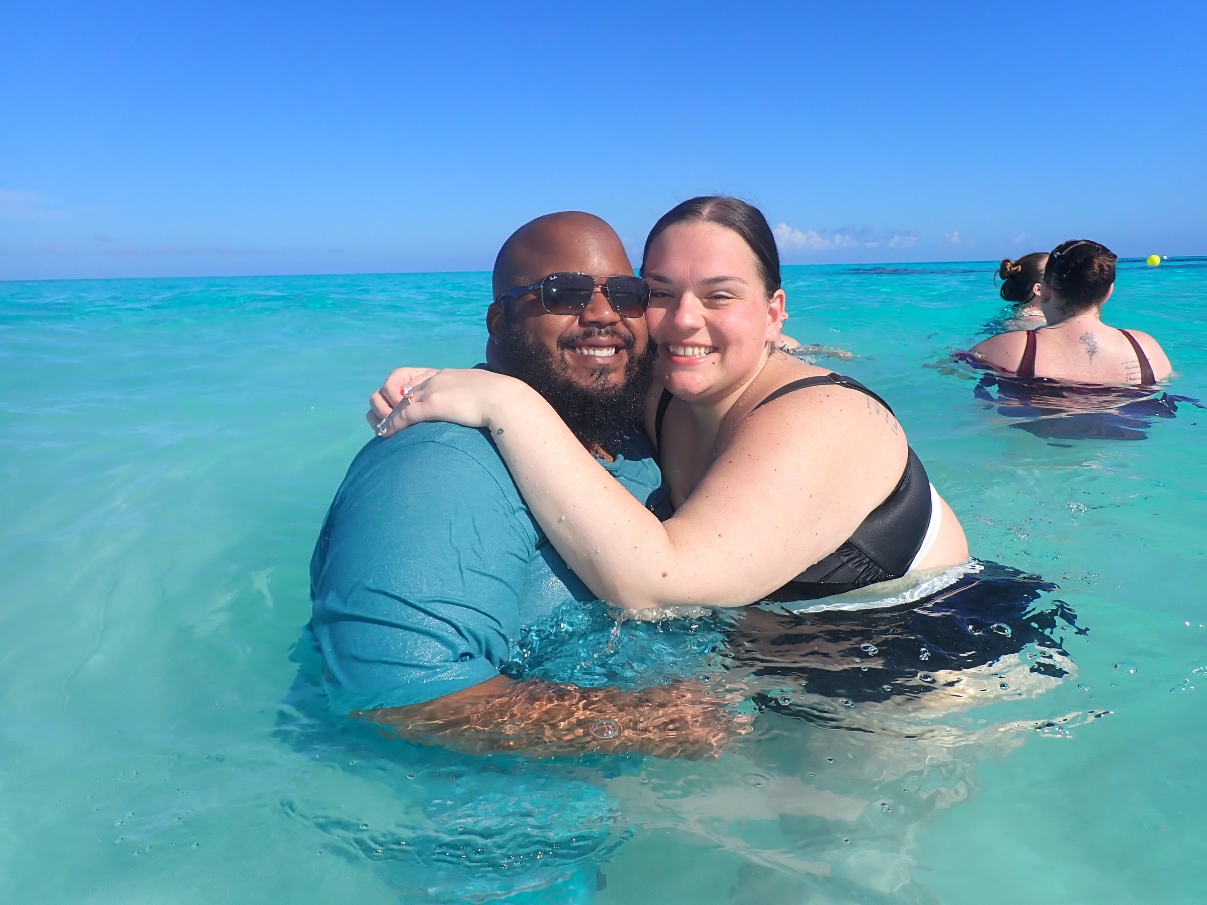 Brian and Kersten at Castaway Cay