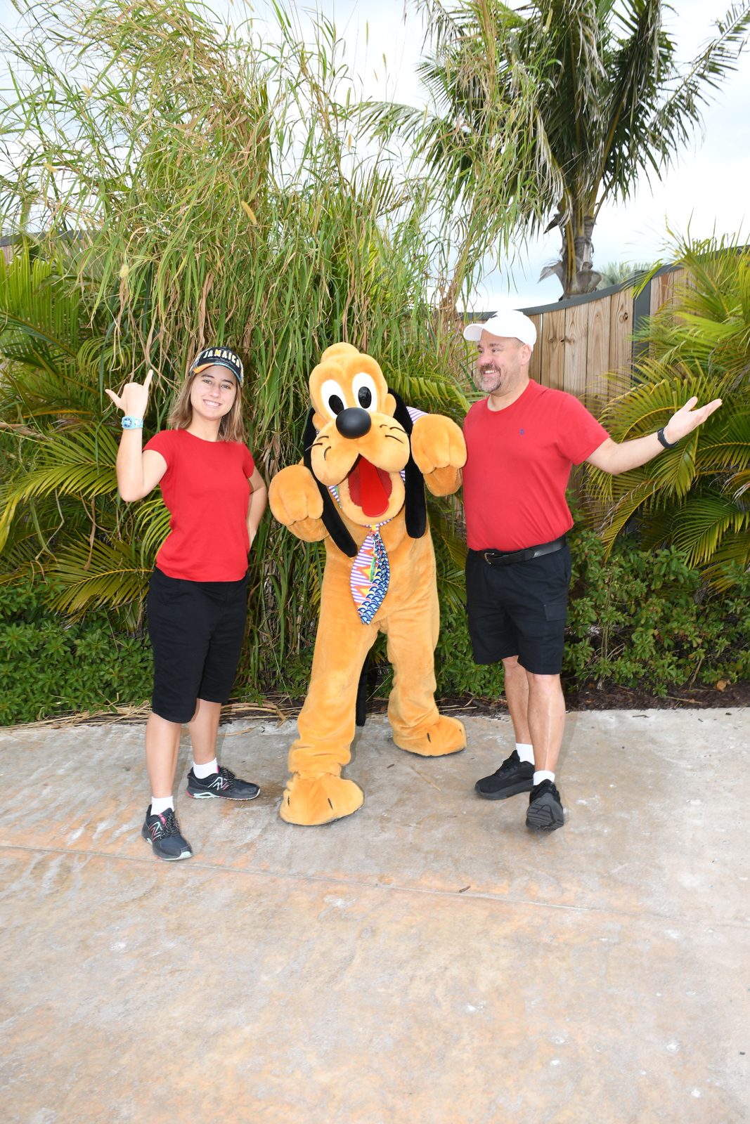 Pluto meets Michael and Lisa