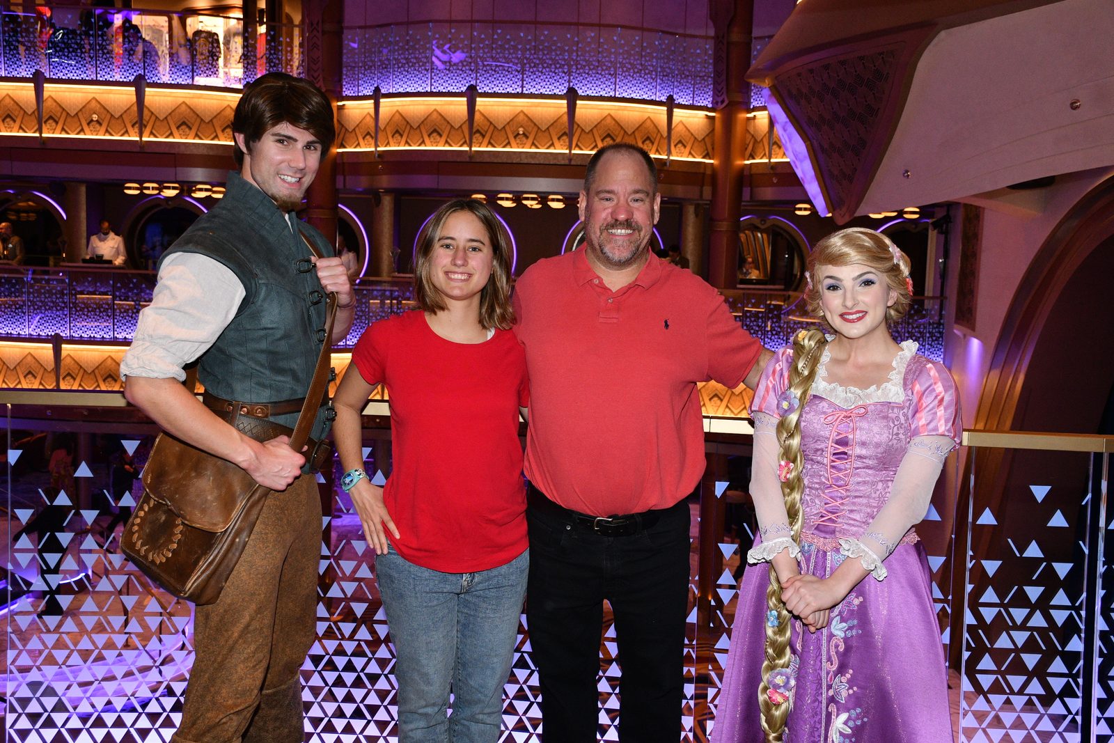 Meeting Rapunzel and Flynn Rider