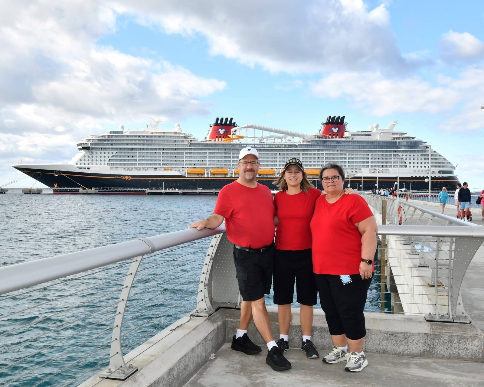 The Disney Destiny in port