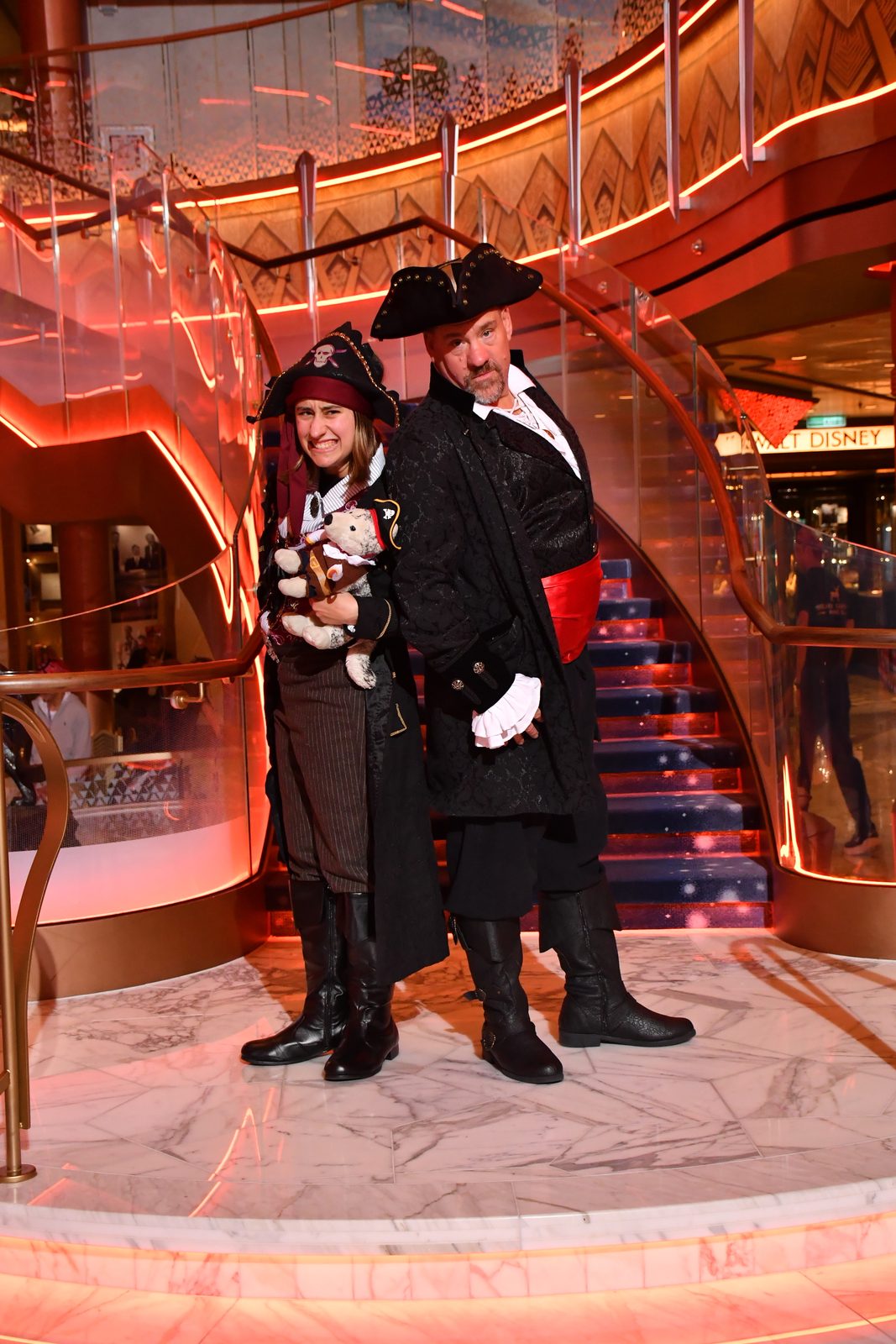 Pirates on the grand staircase