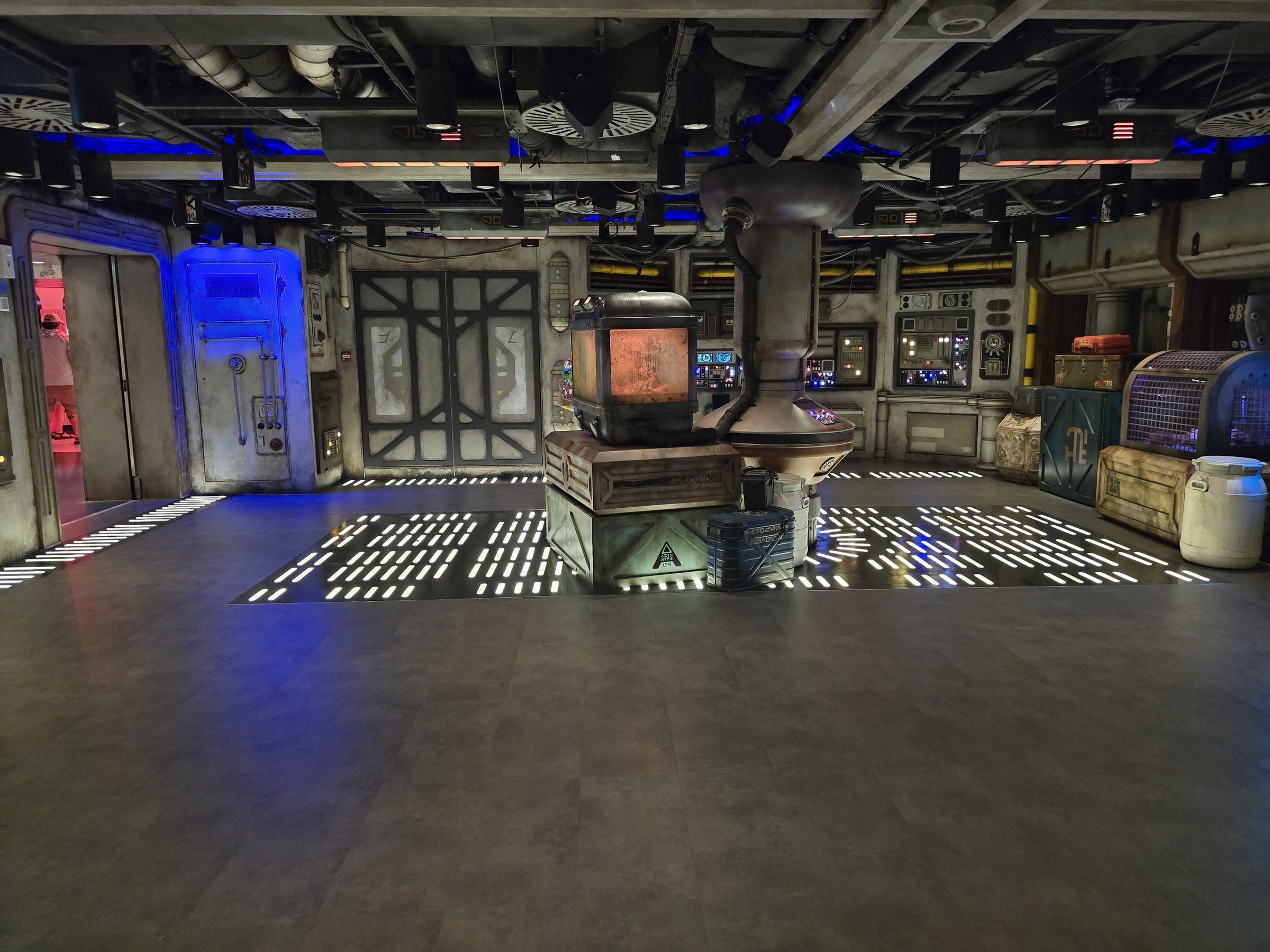 The Star Wars cargo bay in the Oceaneer Club