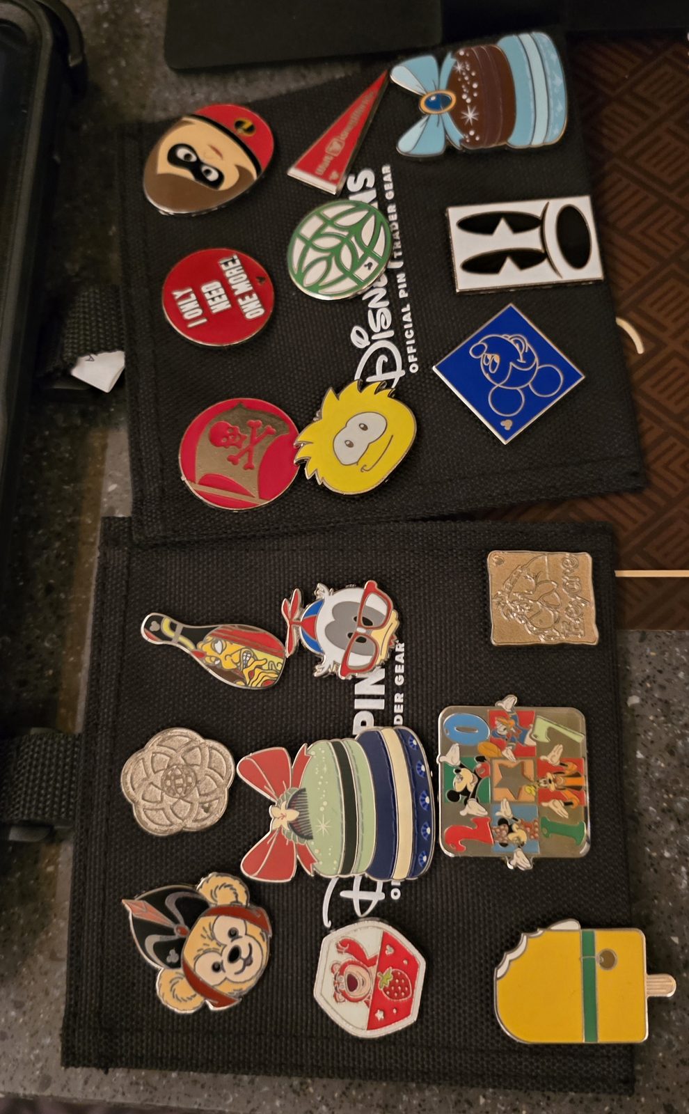 Trading pins along the way