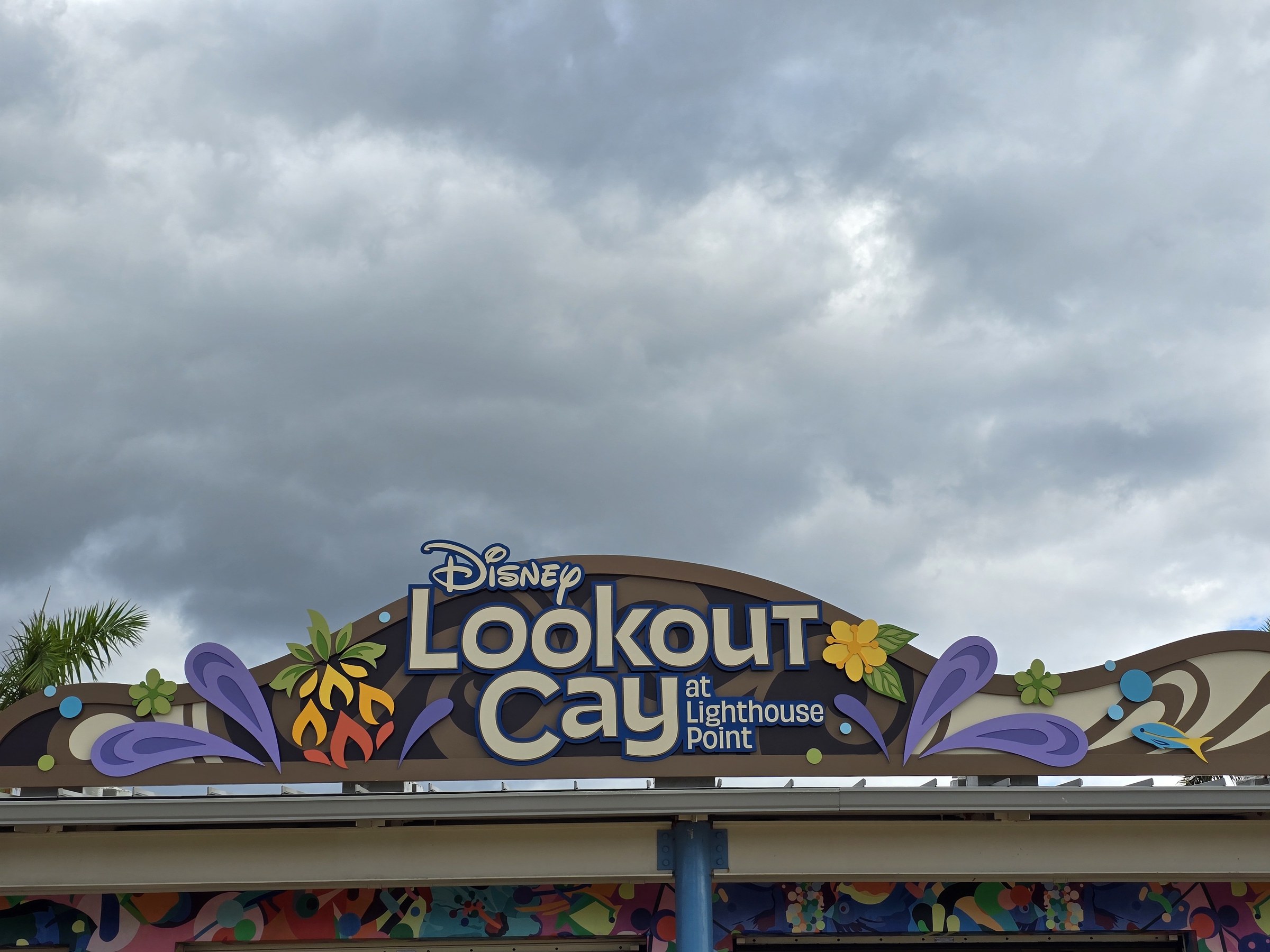 The Lookout Cay sign