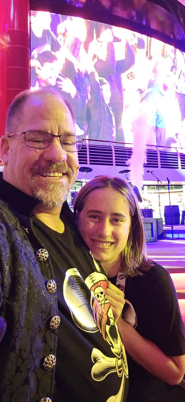Lisa and me at Pirate Night