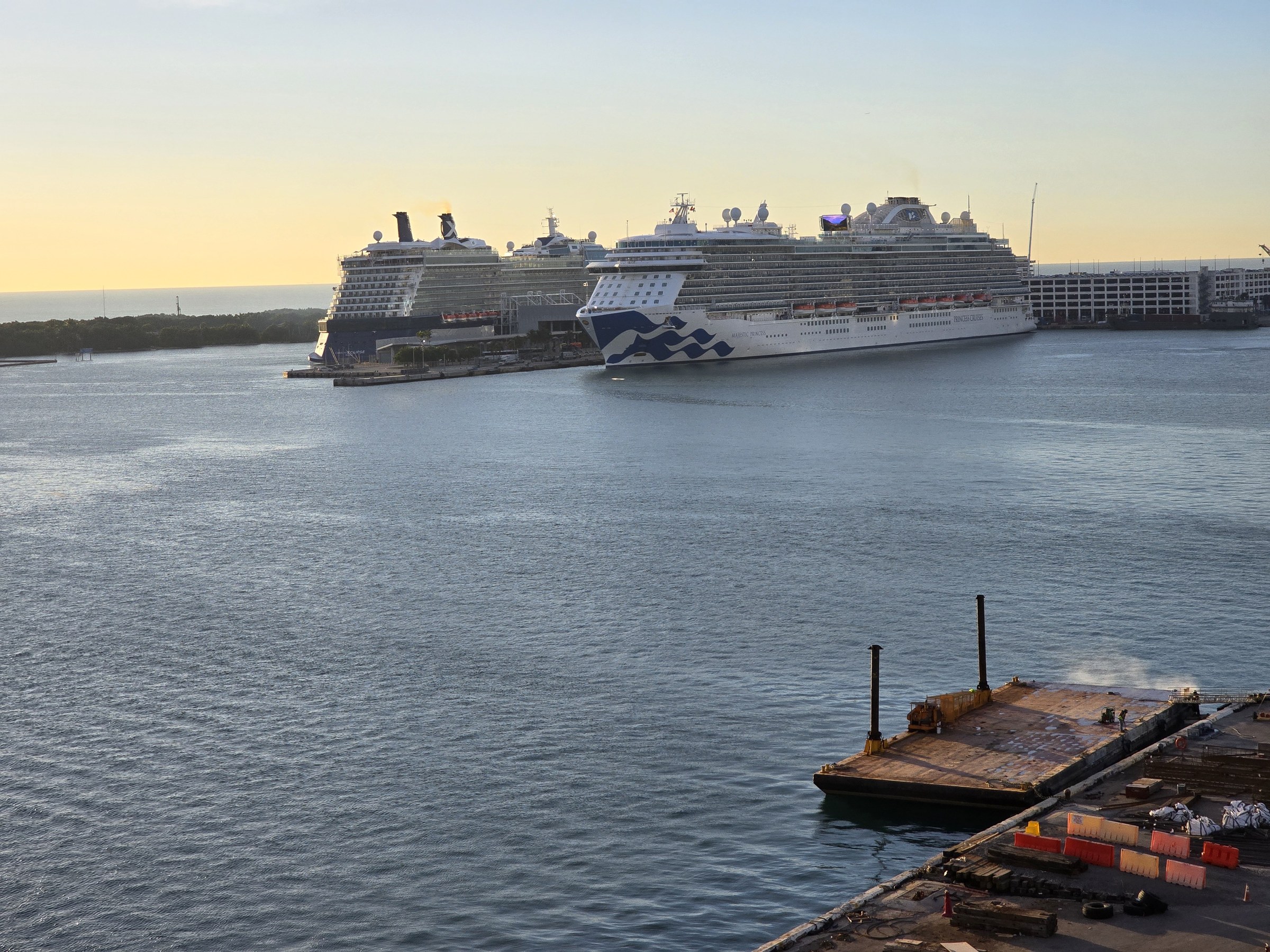 Back at Port Everglades at sunrise