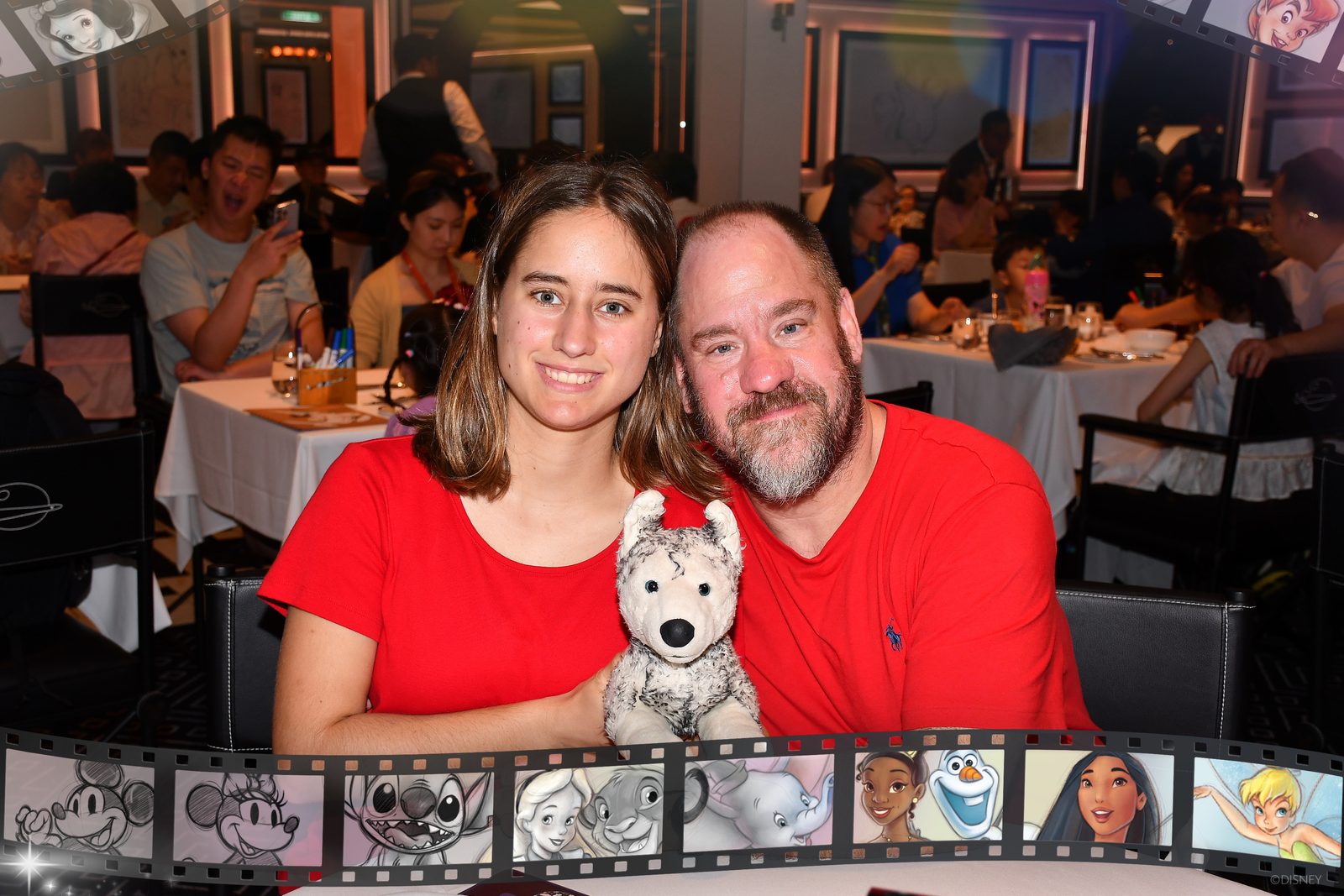 First dinner together on board