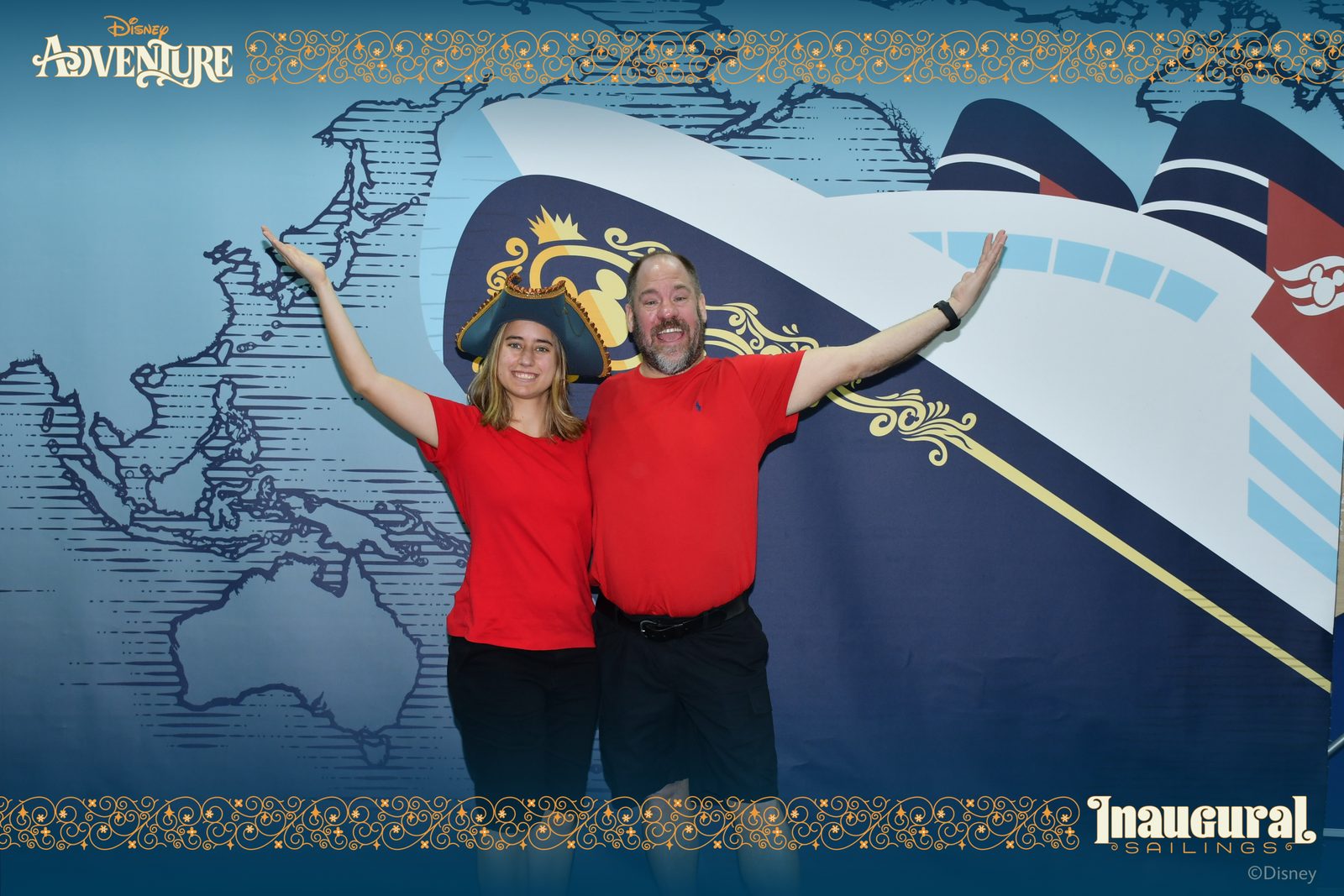 Welcome aboard the Disney Adventure