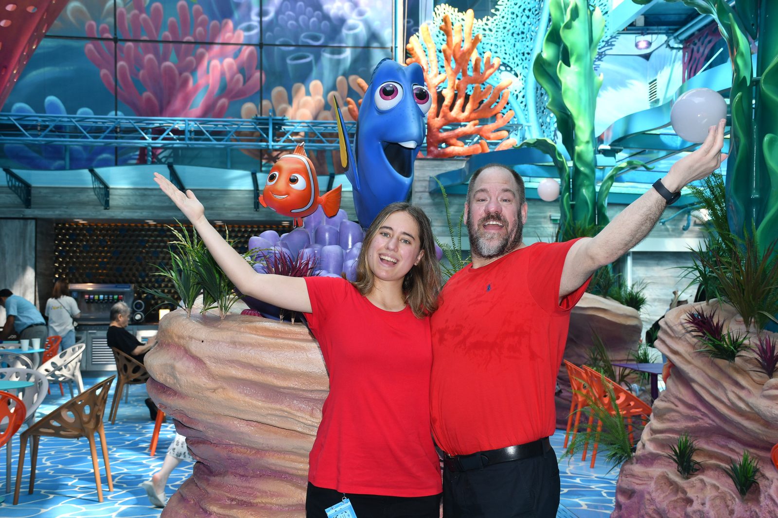 With Nemo and Dory at Discovery Reef