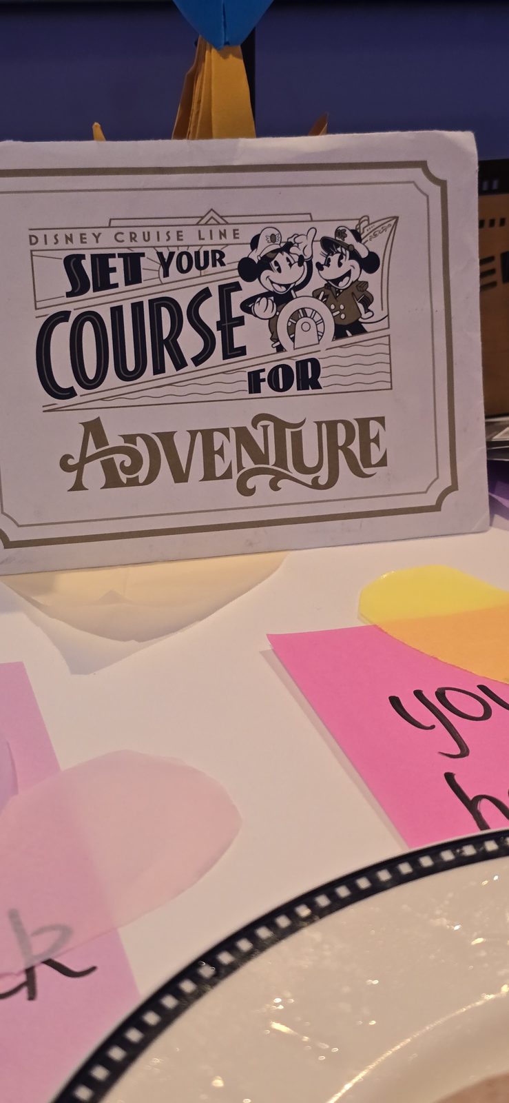 Our table at Animator's Palate on the last night