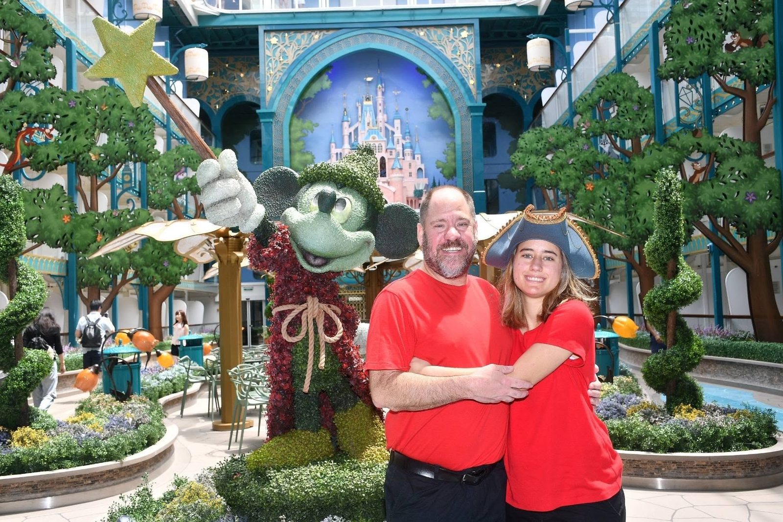 Aboard the Disney Adventure