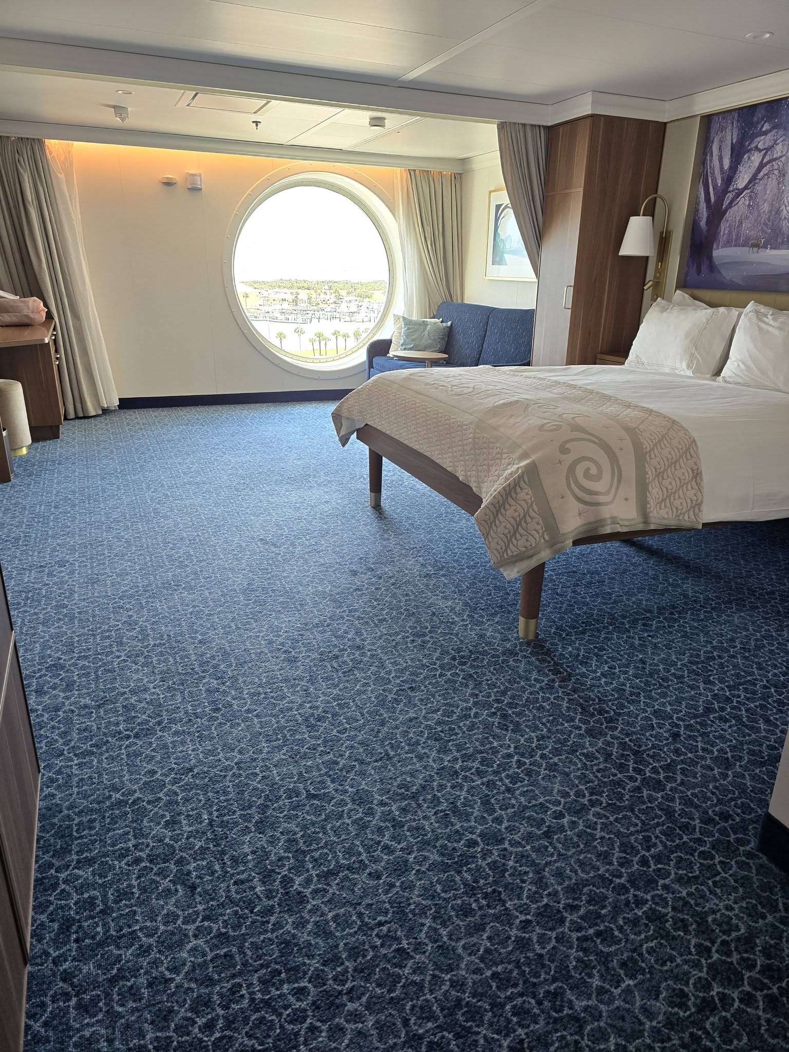 The upgraded accessible oceanview stateroom