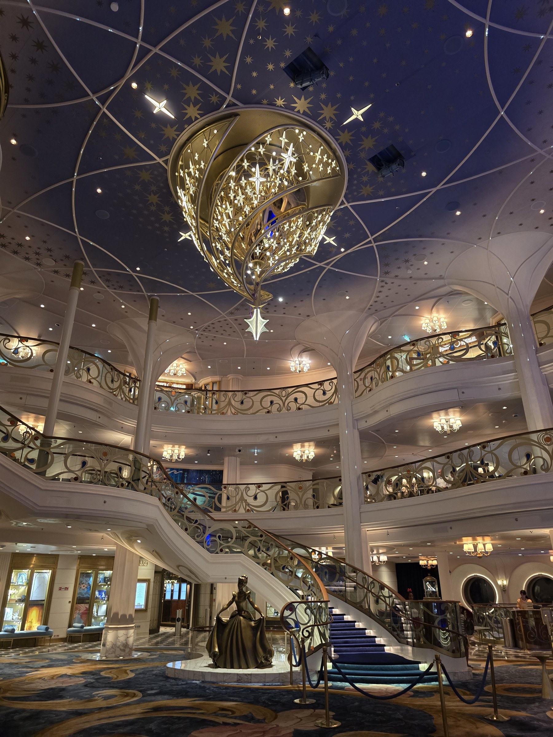 The Grand Hall of the Wish at night