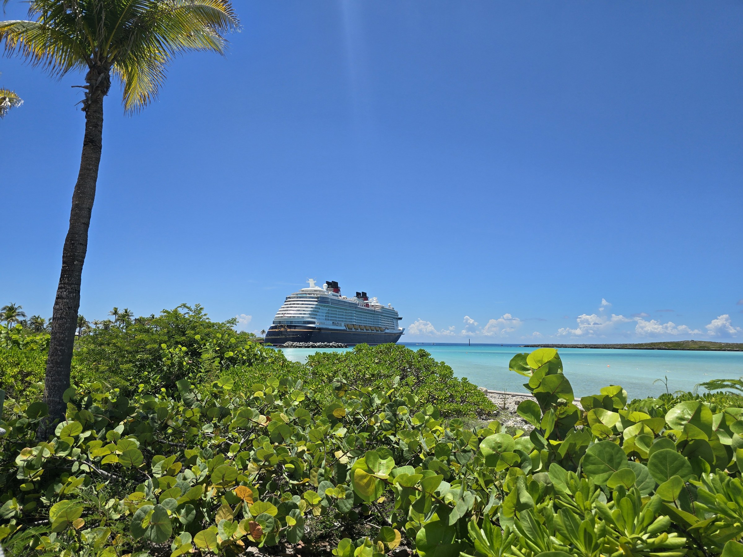 The Wish from the path on Castaway Cay
