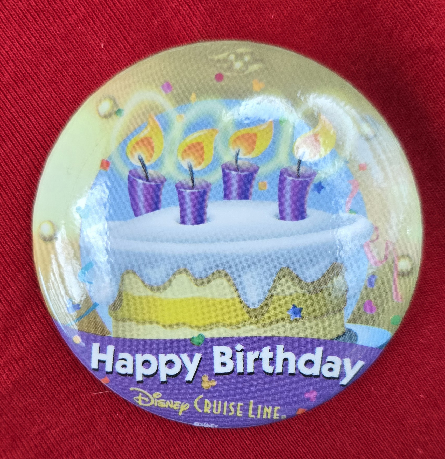 Kathy's birthday button