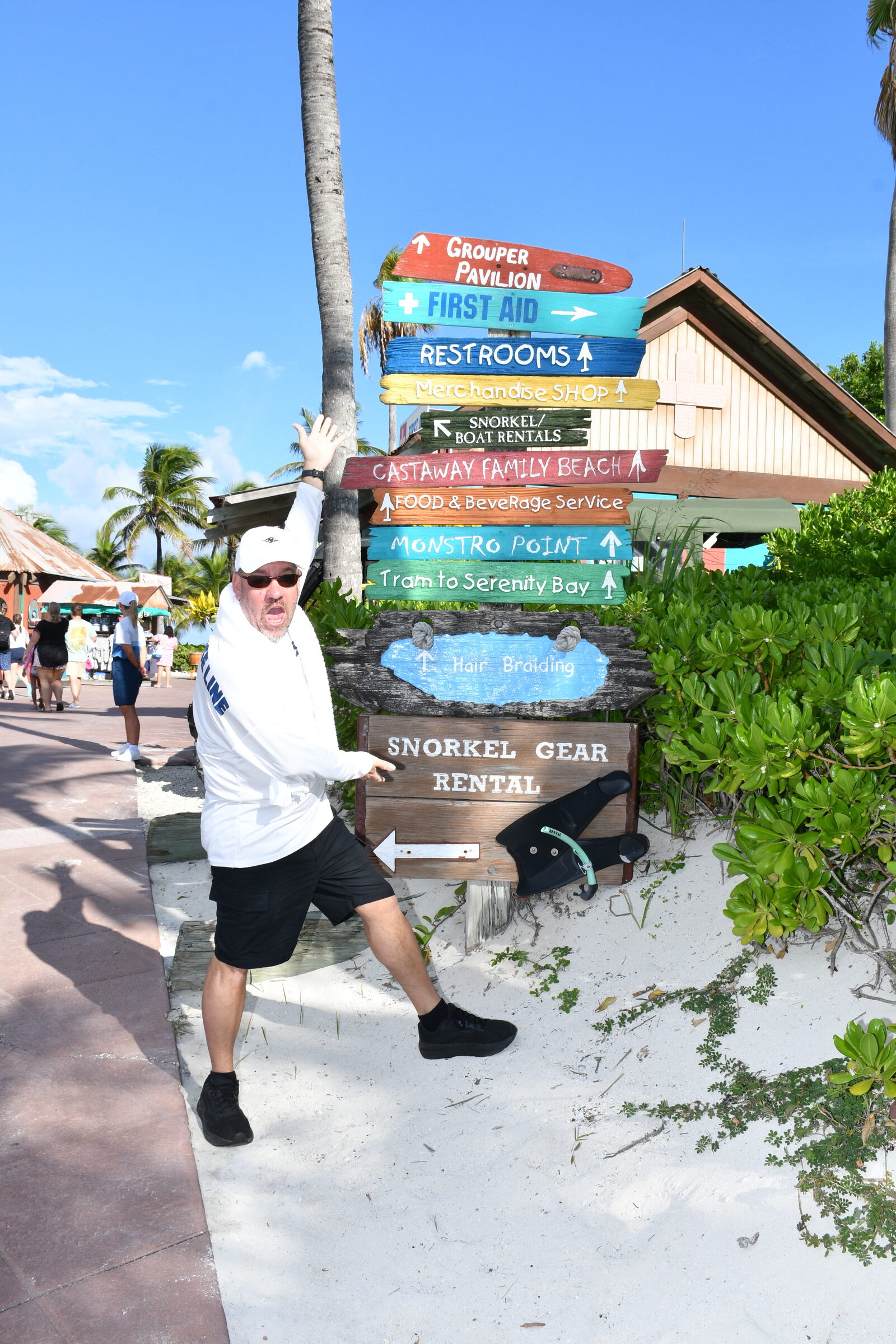 Clowning around at Castaway Cay