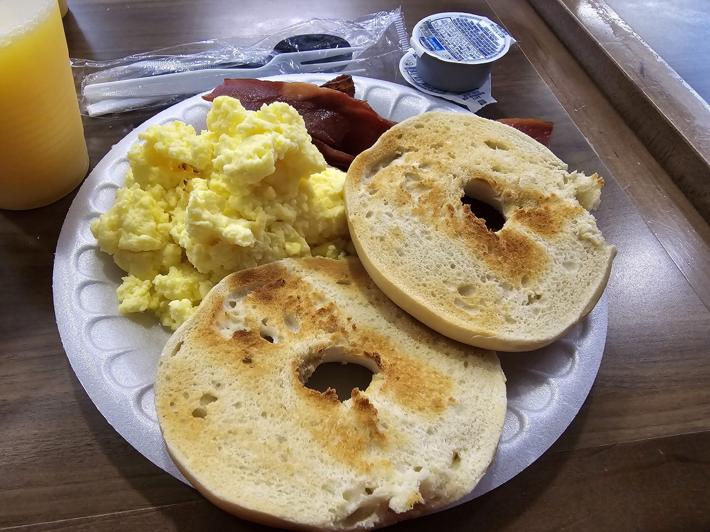 Kathy's Breakfast at the hotel