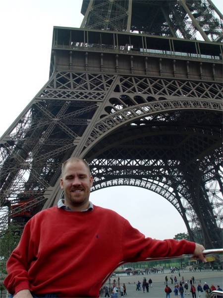 Me under the Eiffel Tower