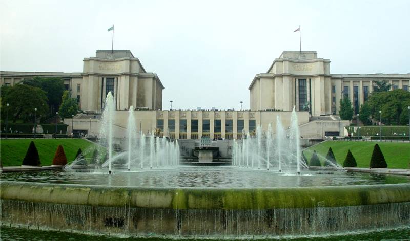 The fountains at Trocadero