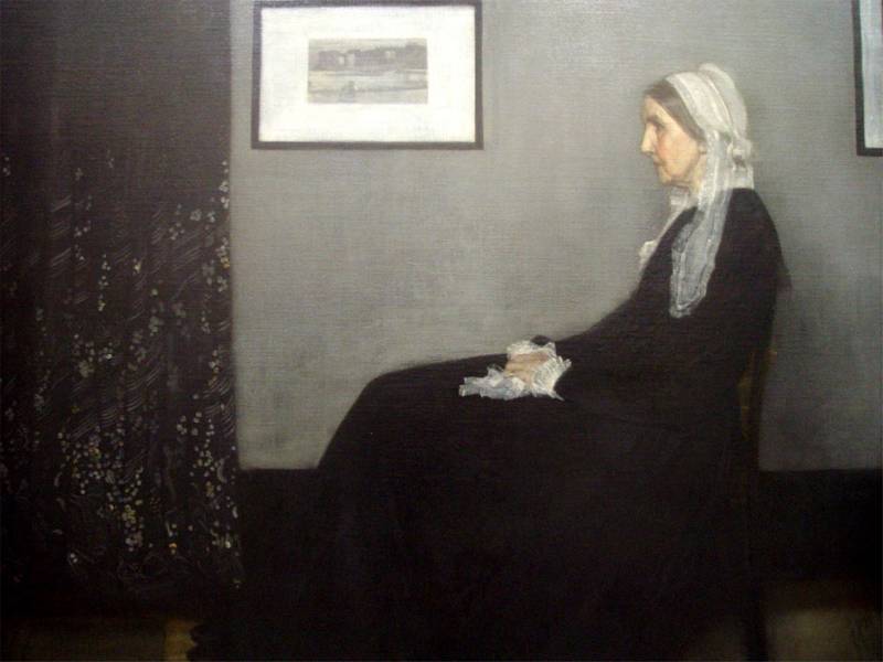 Whistler's Mother at Musee d'Orsay