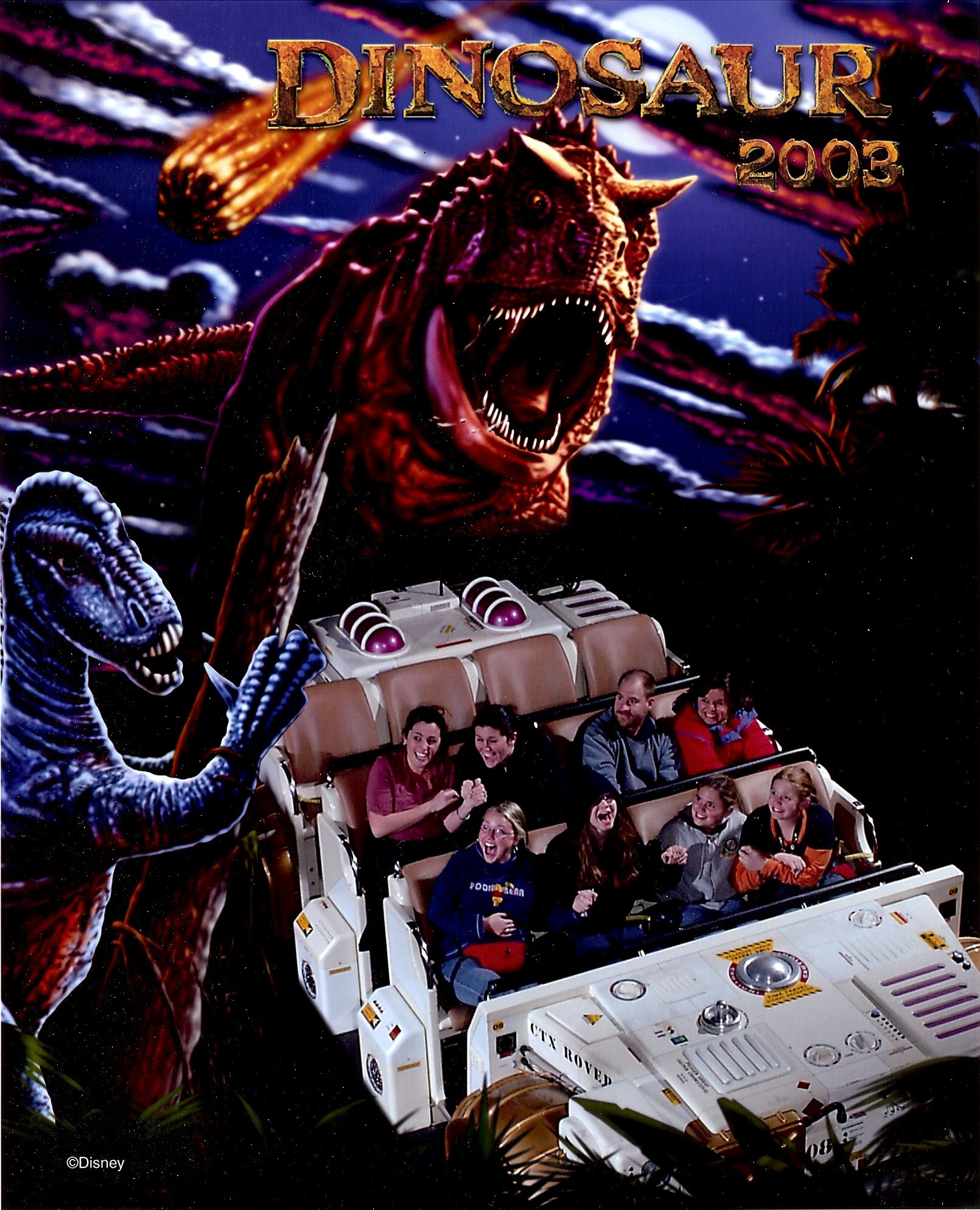Our ride photo from Dinosaur, Animal Kingdom