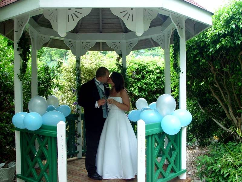 Champagne toast after the ceremony