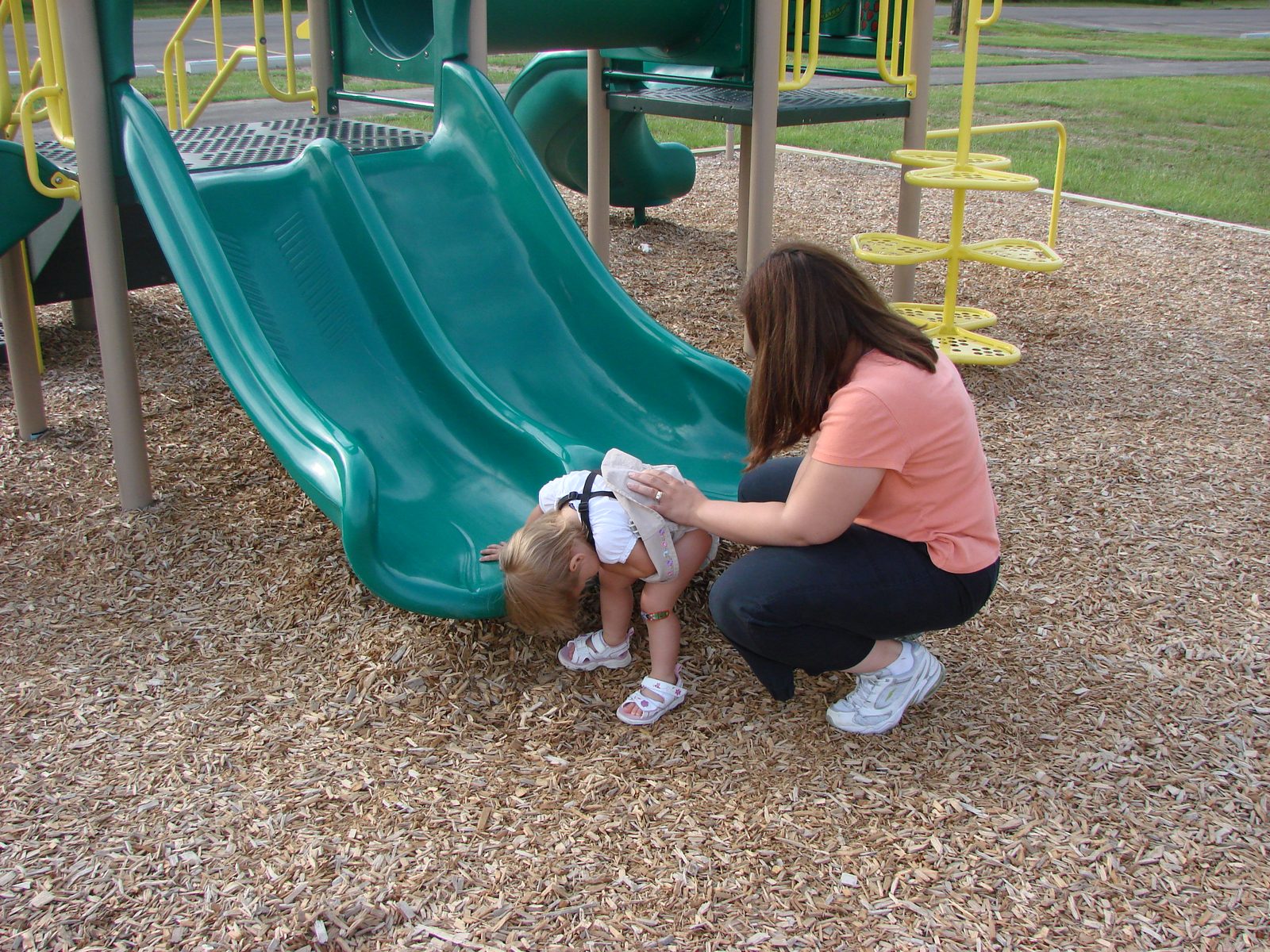 Getting help down the slide