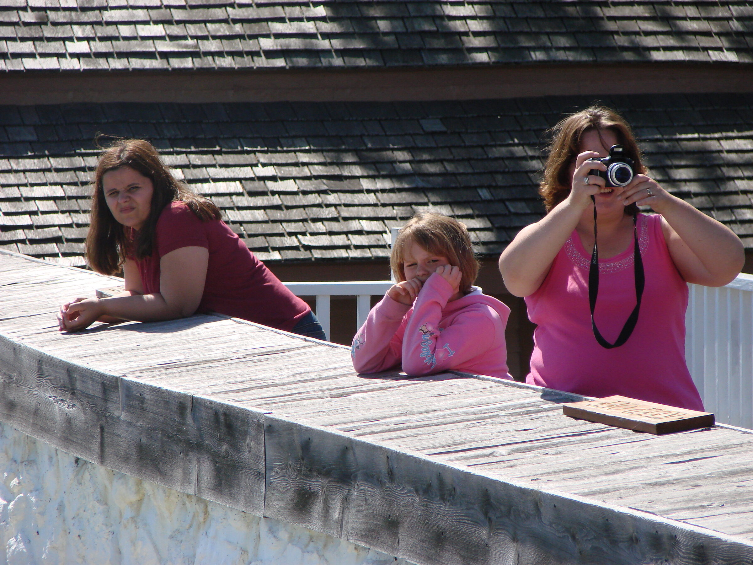 Taking pictures from the overlook