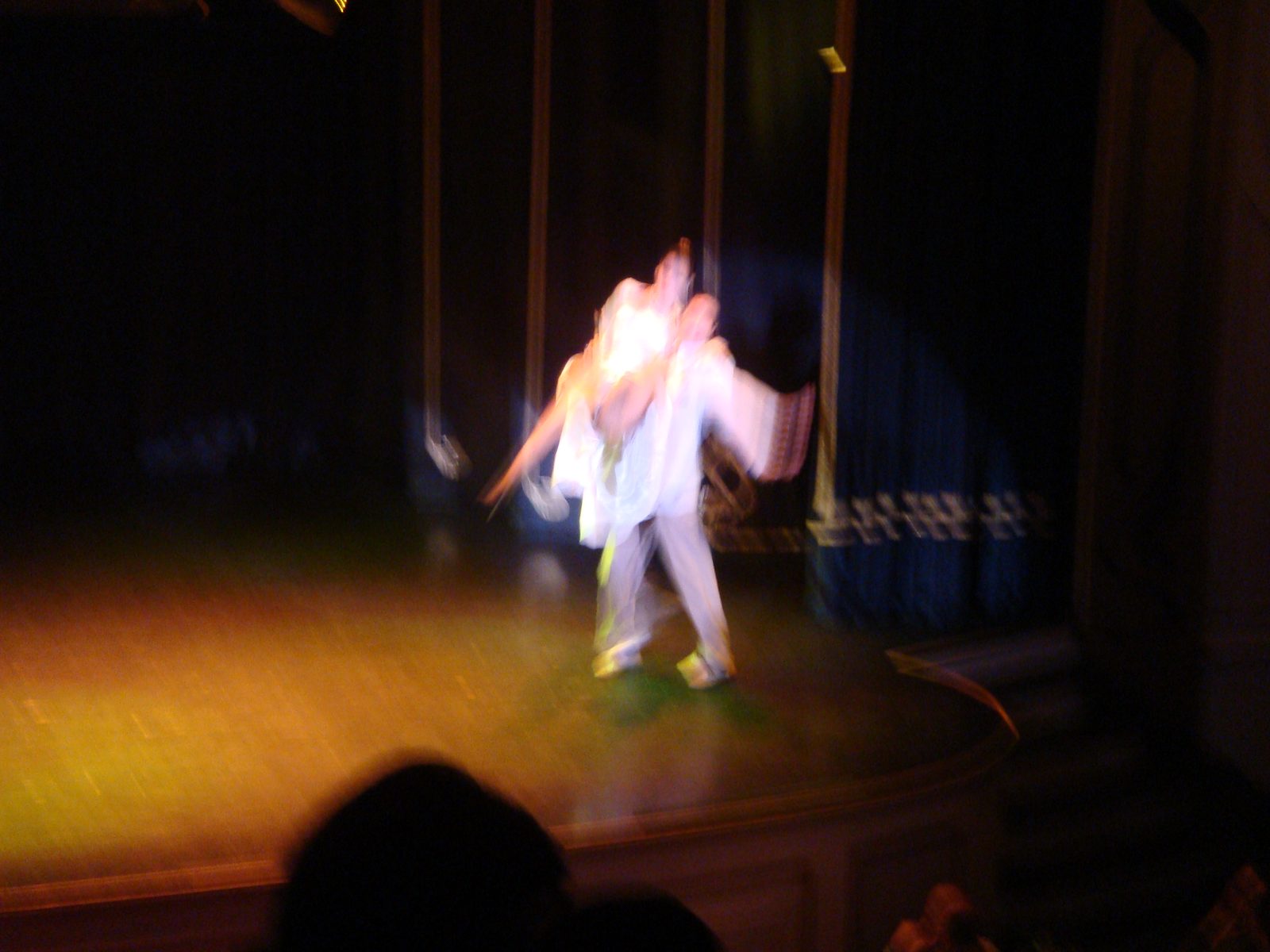 Dancers at the tango show in Buenos Aires