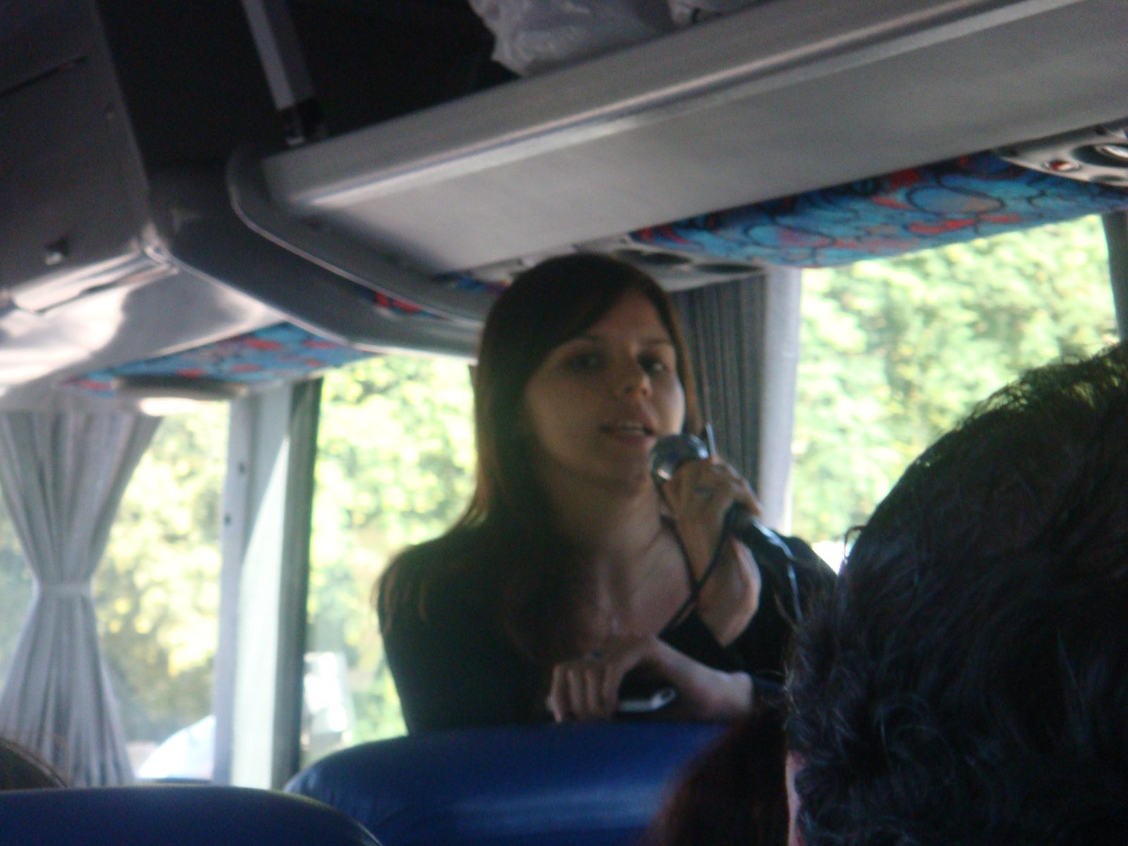 Our guide narrating the neighborhood tour