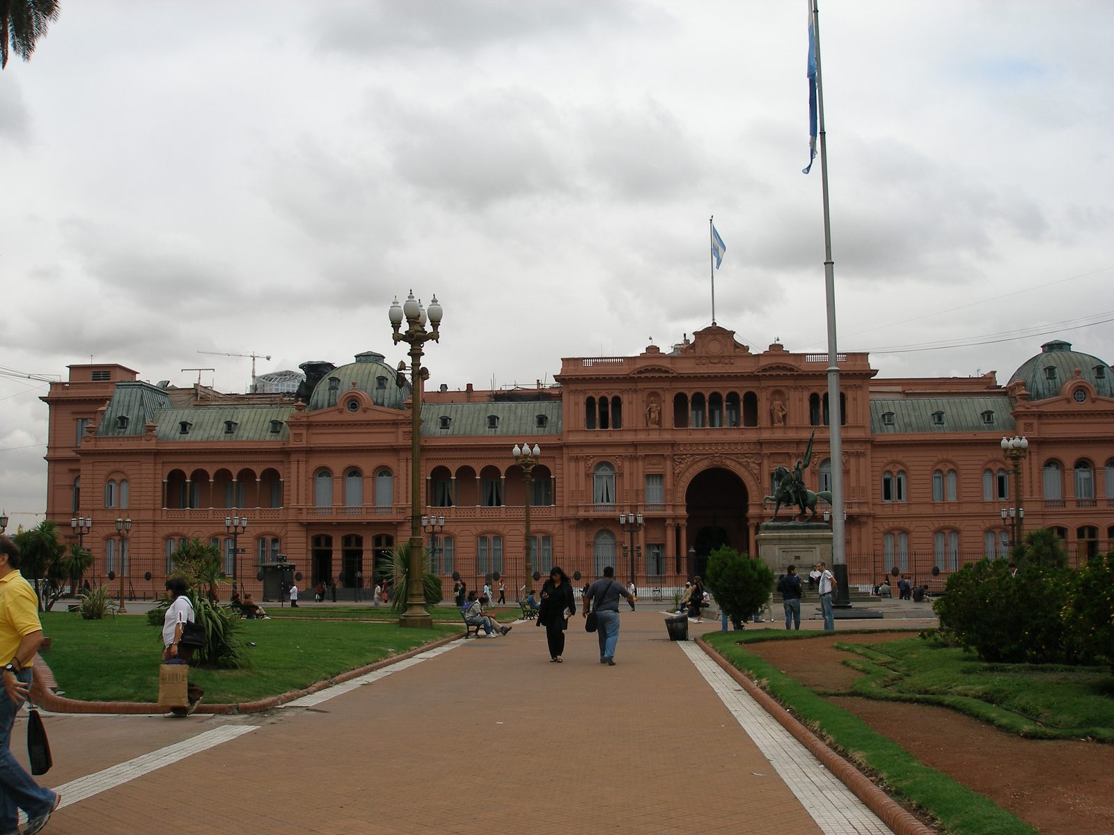 Casa Rosada, the presidential palace on Plaza de Mayo