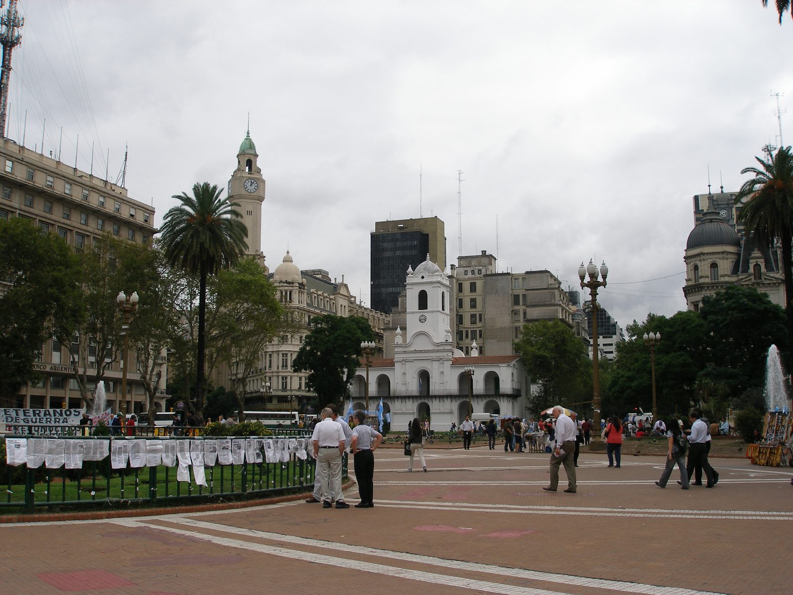 Plaza de Mayo, with the old Cabildo behind