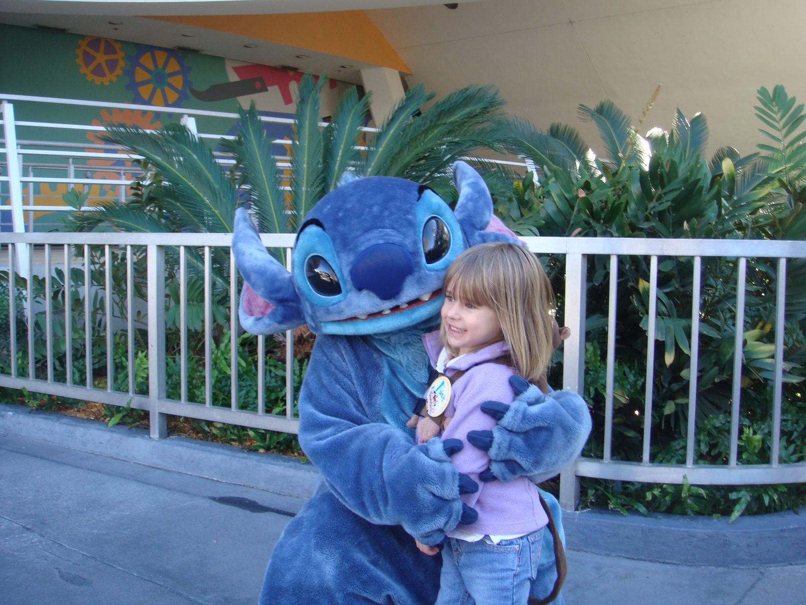A hug from Stitch