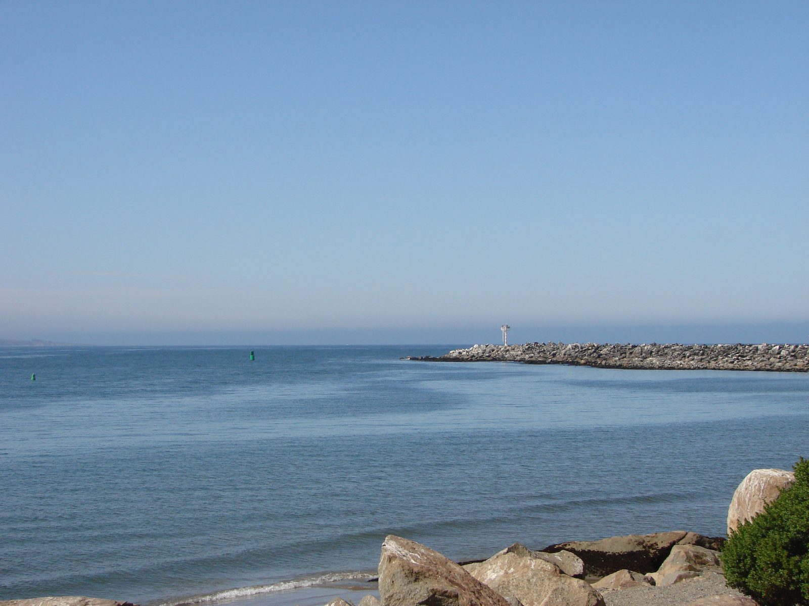 The harbor mouth at Morro Bay