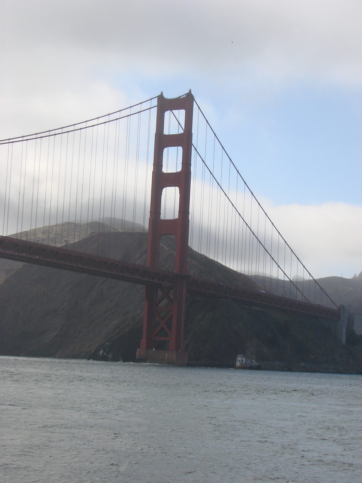 The Golden Gate Bridge from the bay cruise