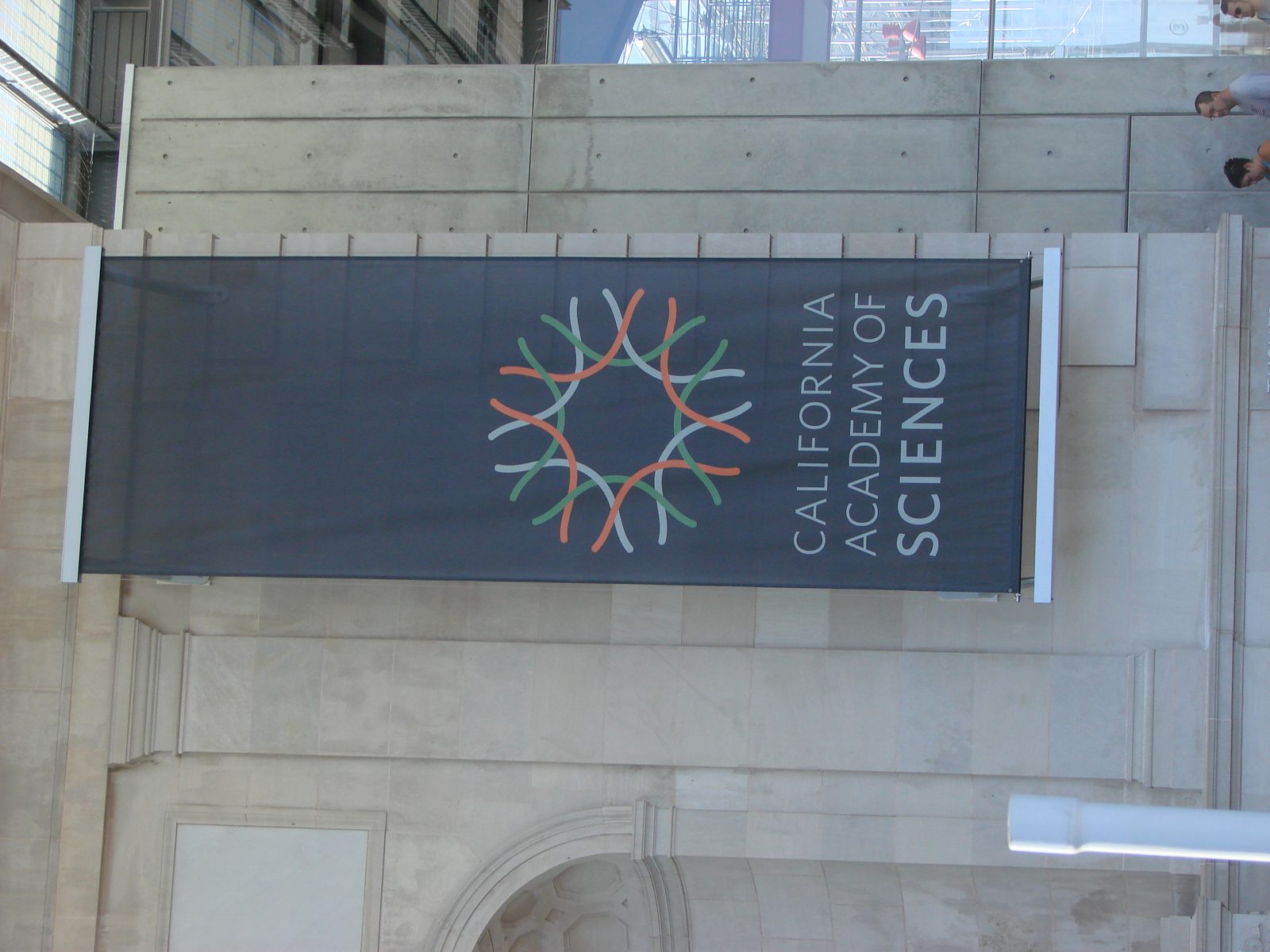 The California Academy of Sciences banner