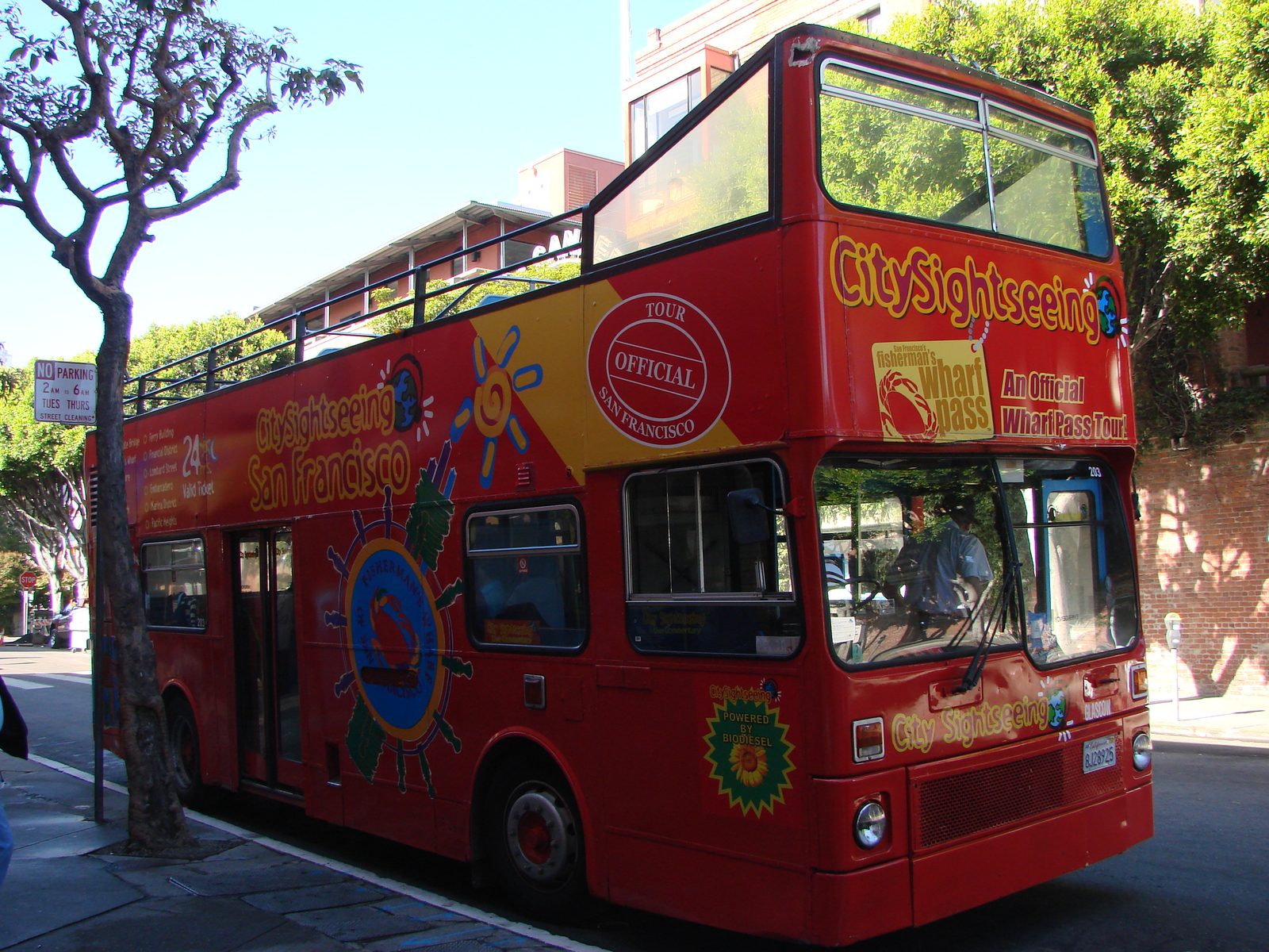 Our open air double decker city tour bus