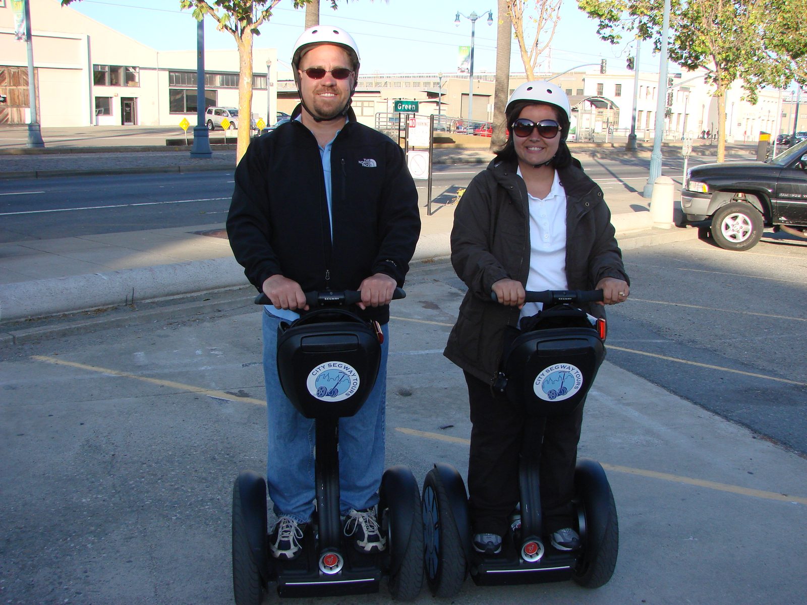 Kathy and me on Segways along the Embarcadero