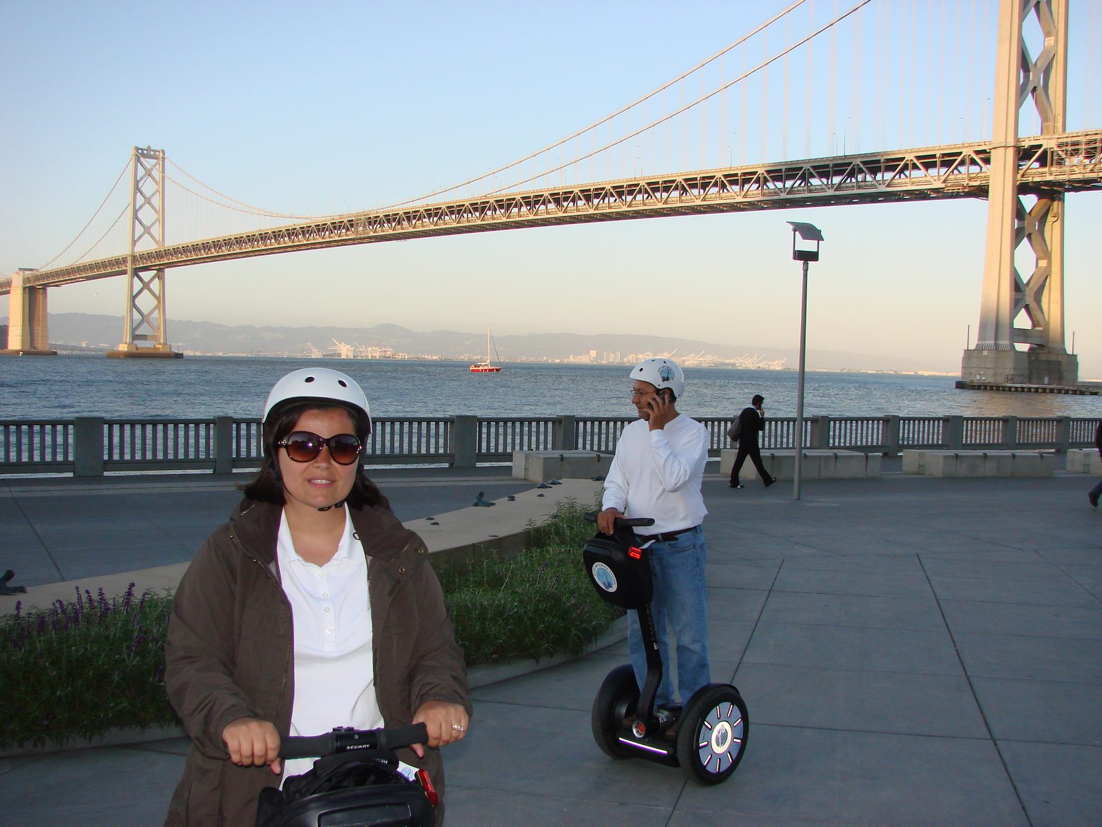 Kathy and me on Segways along the Embarcadero
