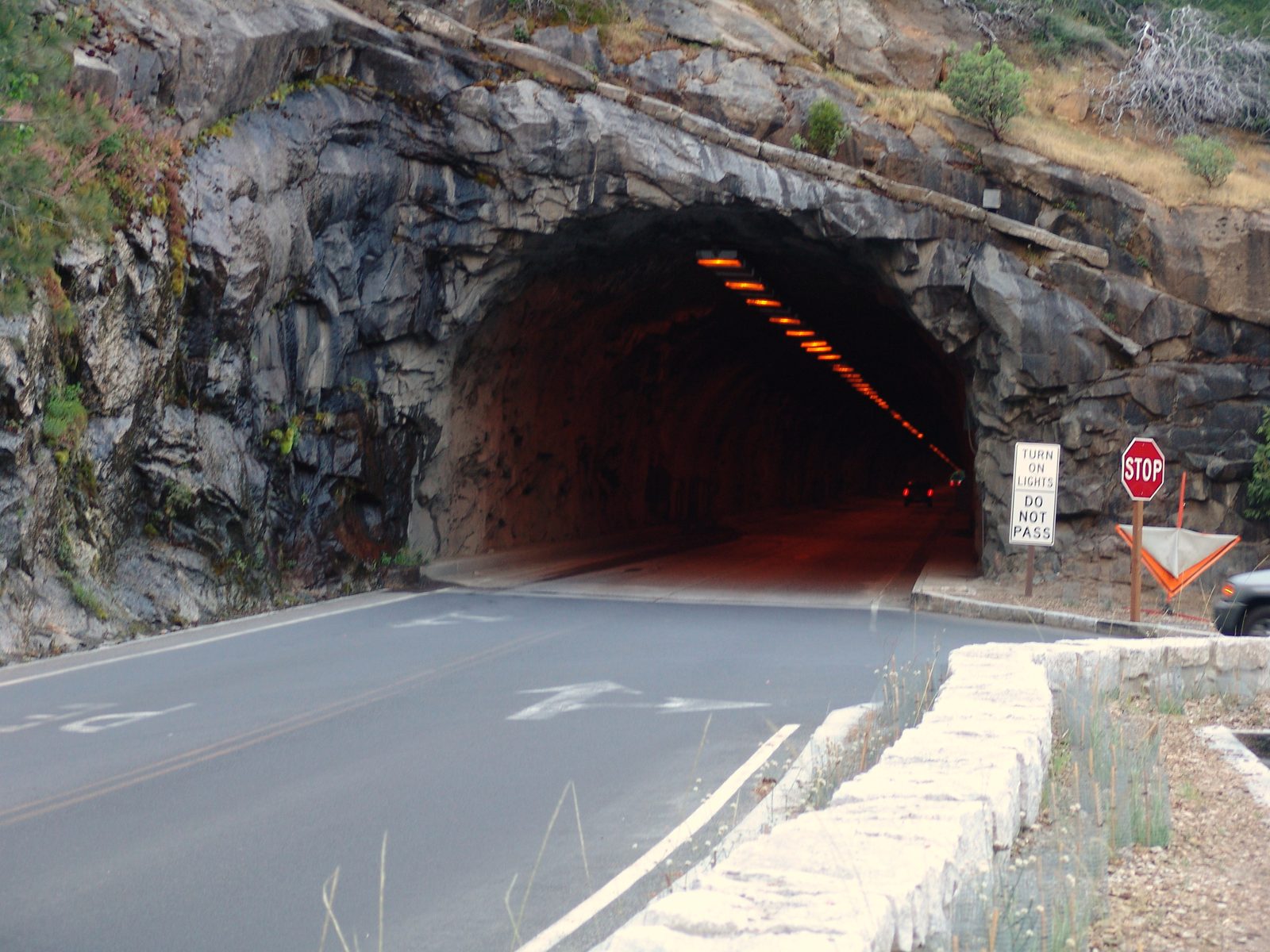Through the Wawona Tunnel on the way to Tunnel View
